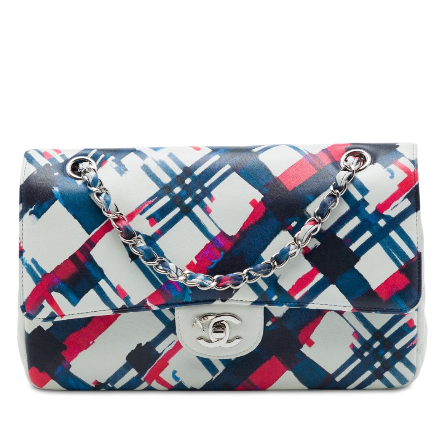 Chanel Medium Classic Airlines Printed Lambskin Double Flap