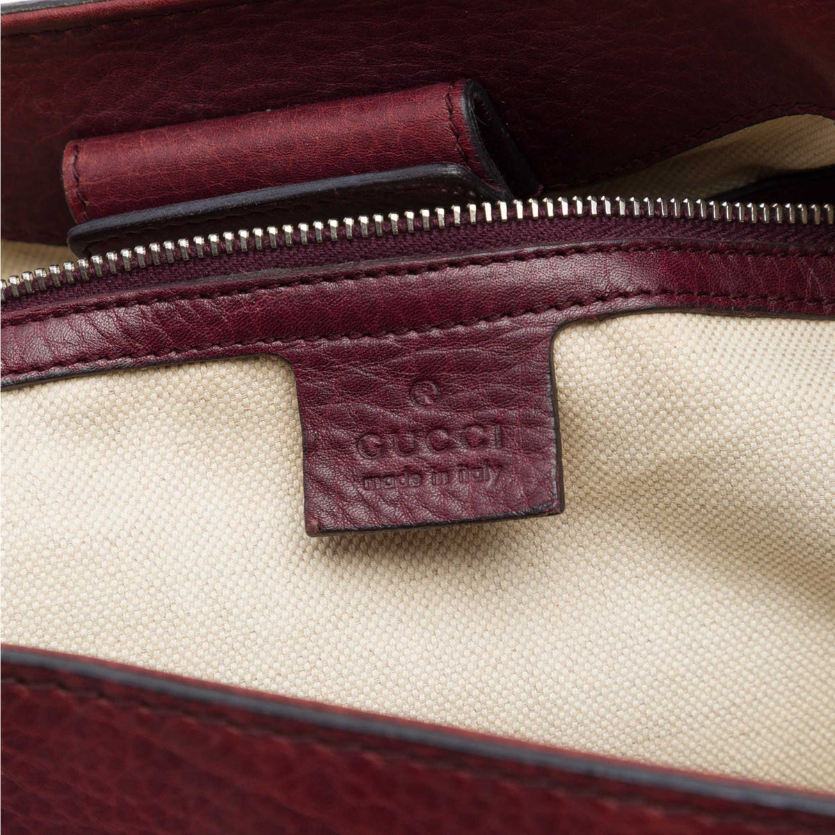 Gucci Medium GG Canvas New Bamboo Tassel Tote