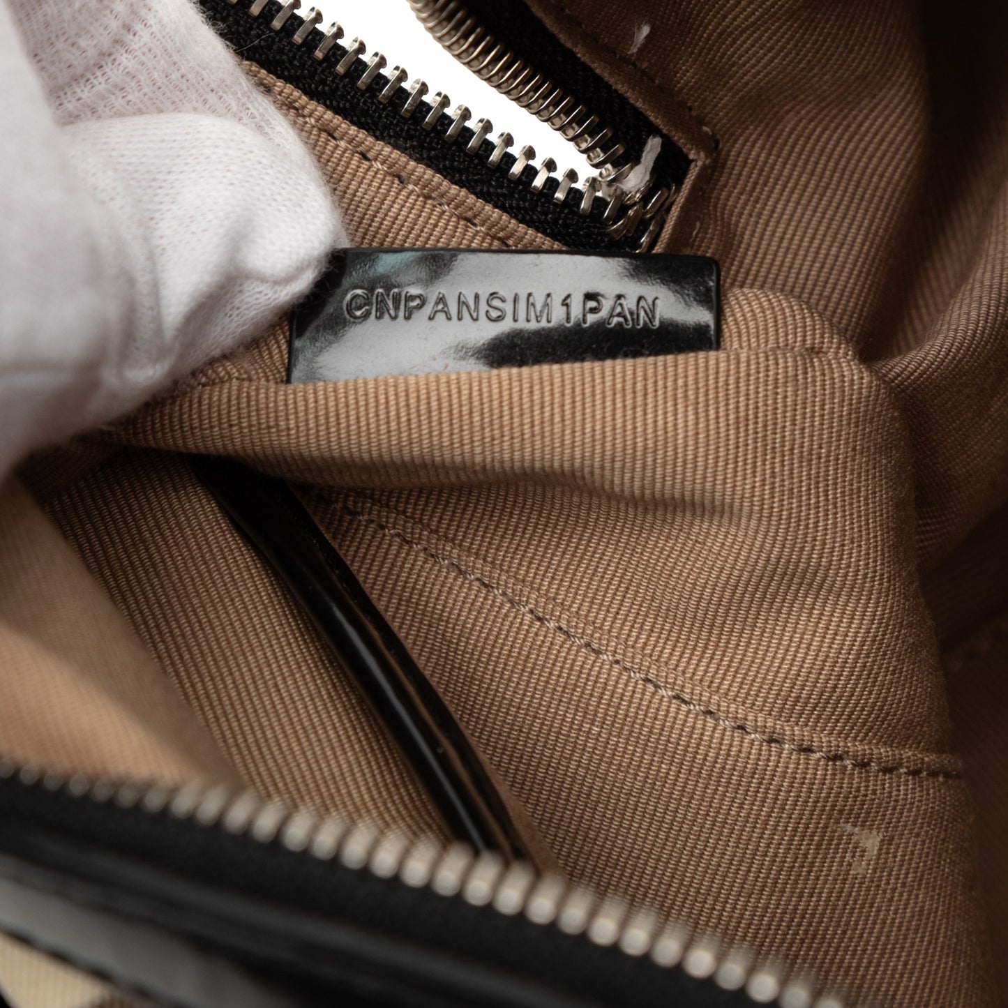 Burberry Supernova Check Coated Canvas Boston Bag