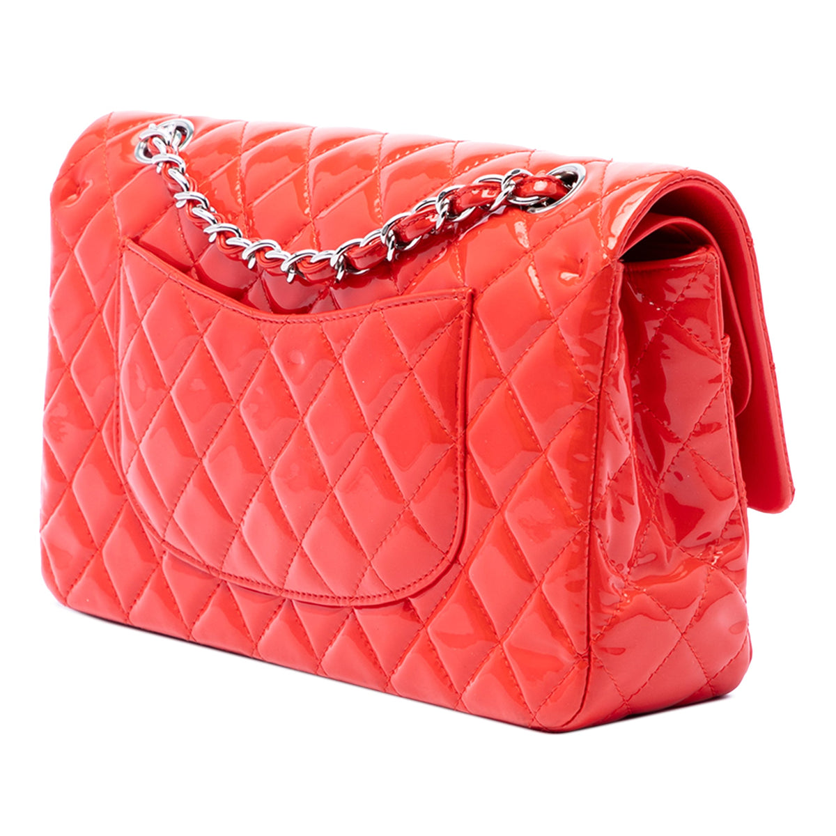Chanel Medium Classic Patent Double Flap