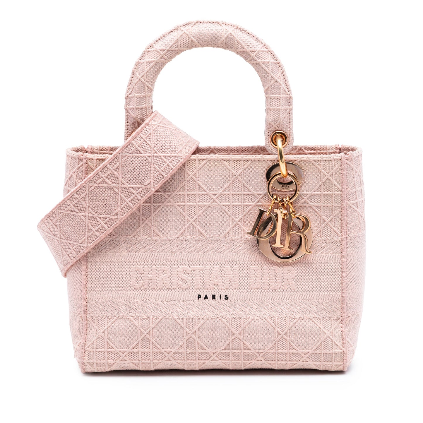 Dior Medium Canvas Cannage Lady D Lite