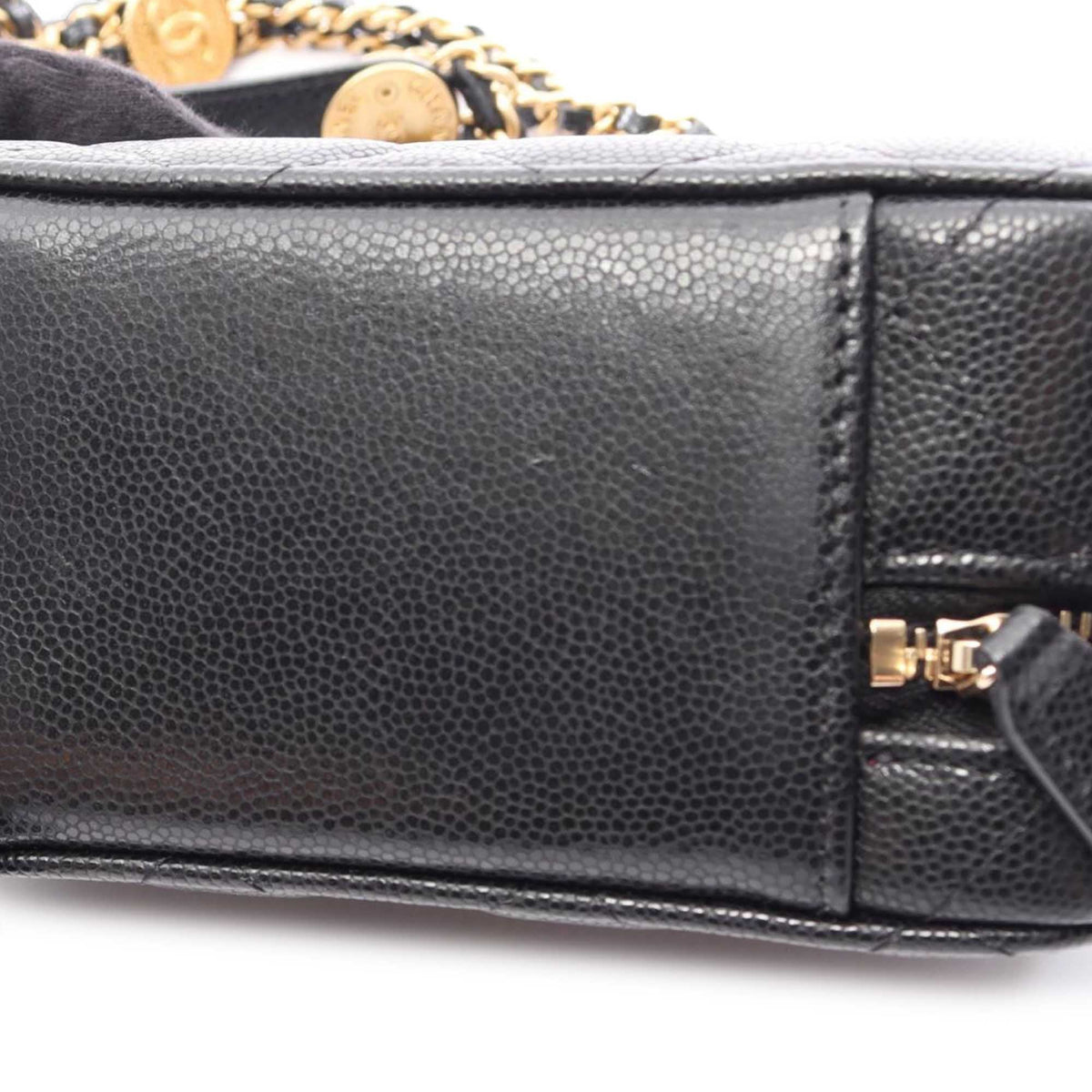 Chanel Mini Quilted Caviar Camera Bag