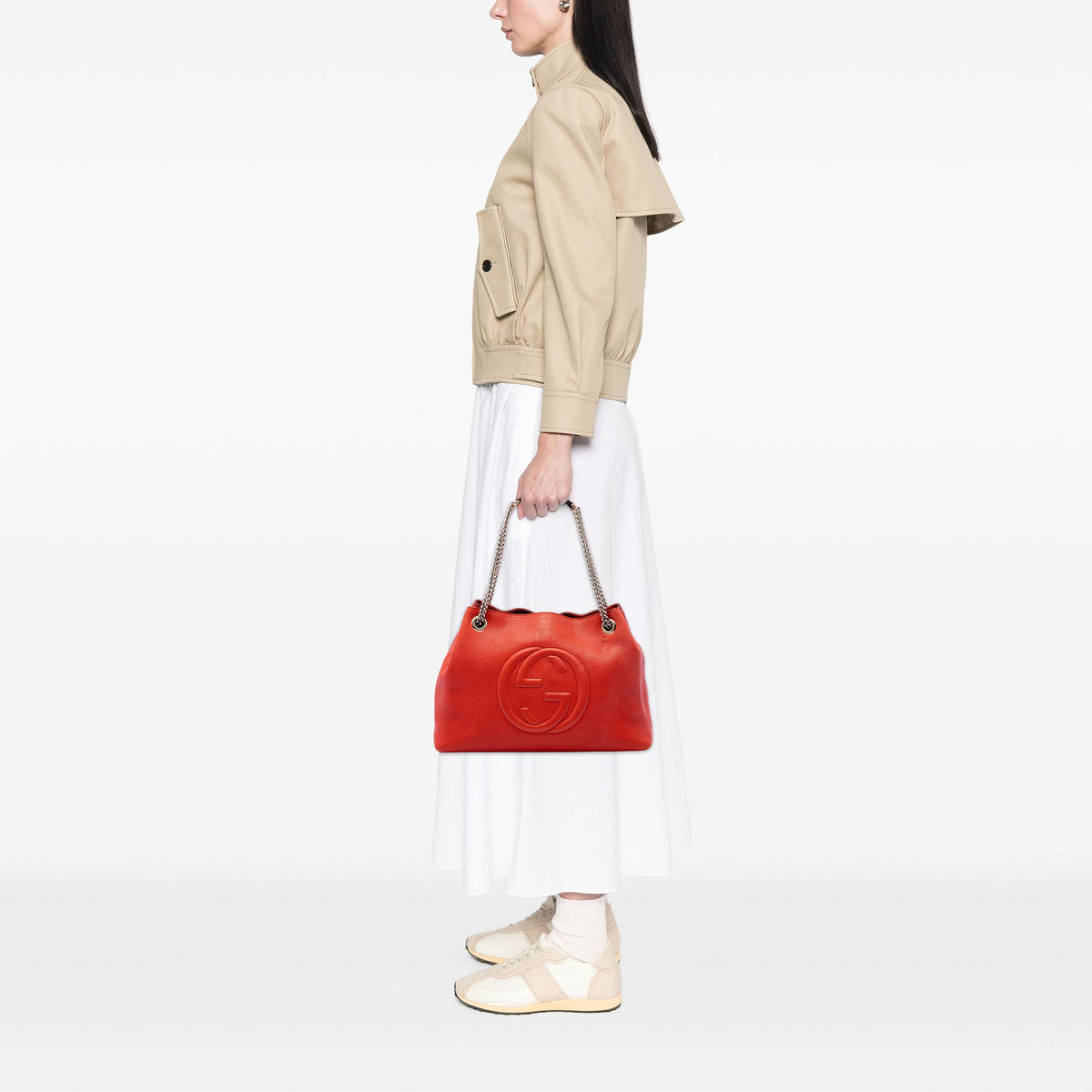 Gucci Medium Calfskin Soho Chain Tote