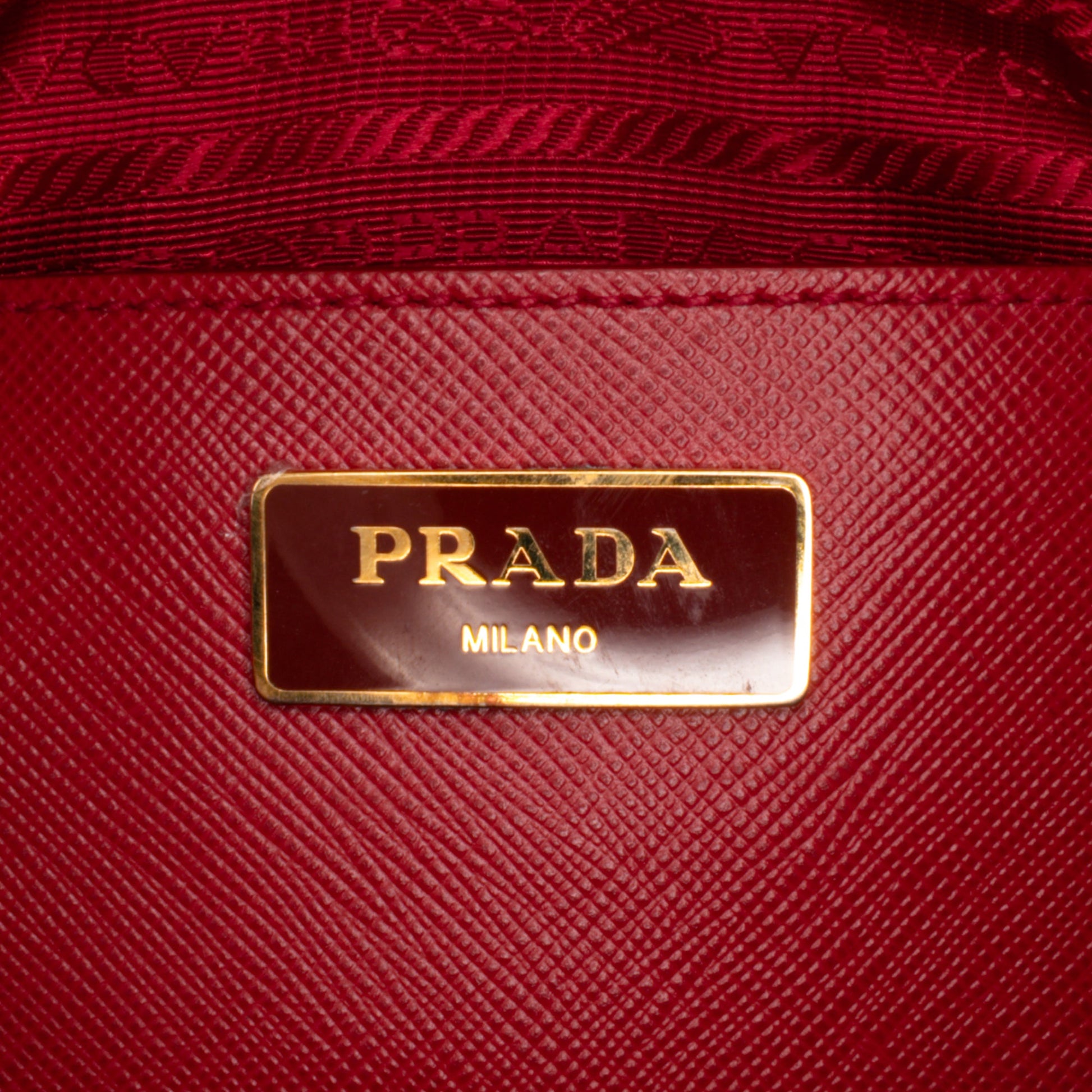 Prada Medium Saffiano Lux Open Promenade Satchel