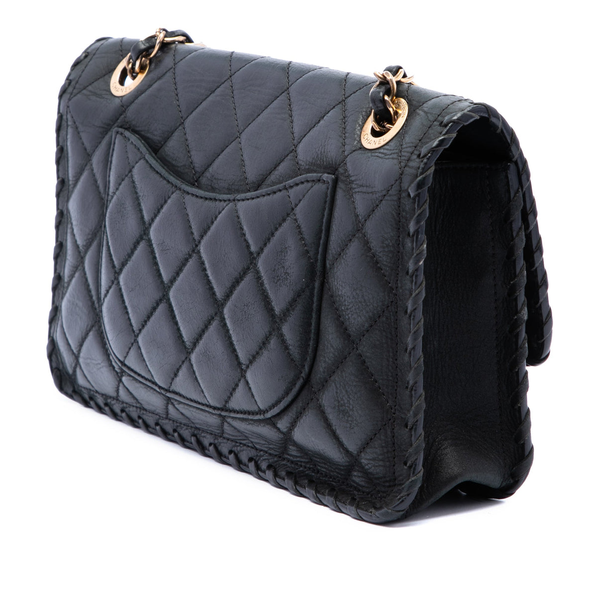 Chanel Medium Classic Calfskin Happy Stitch Flap