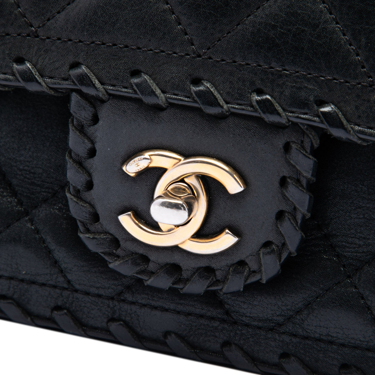 Chanel Medium Classic Calfskin Happy Stitch Flap