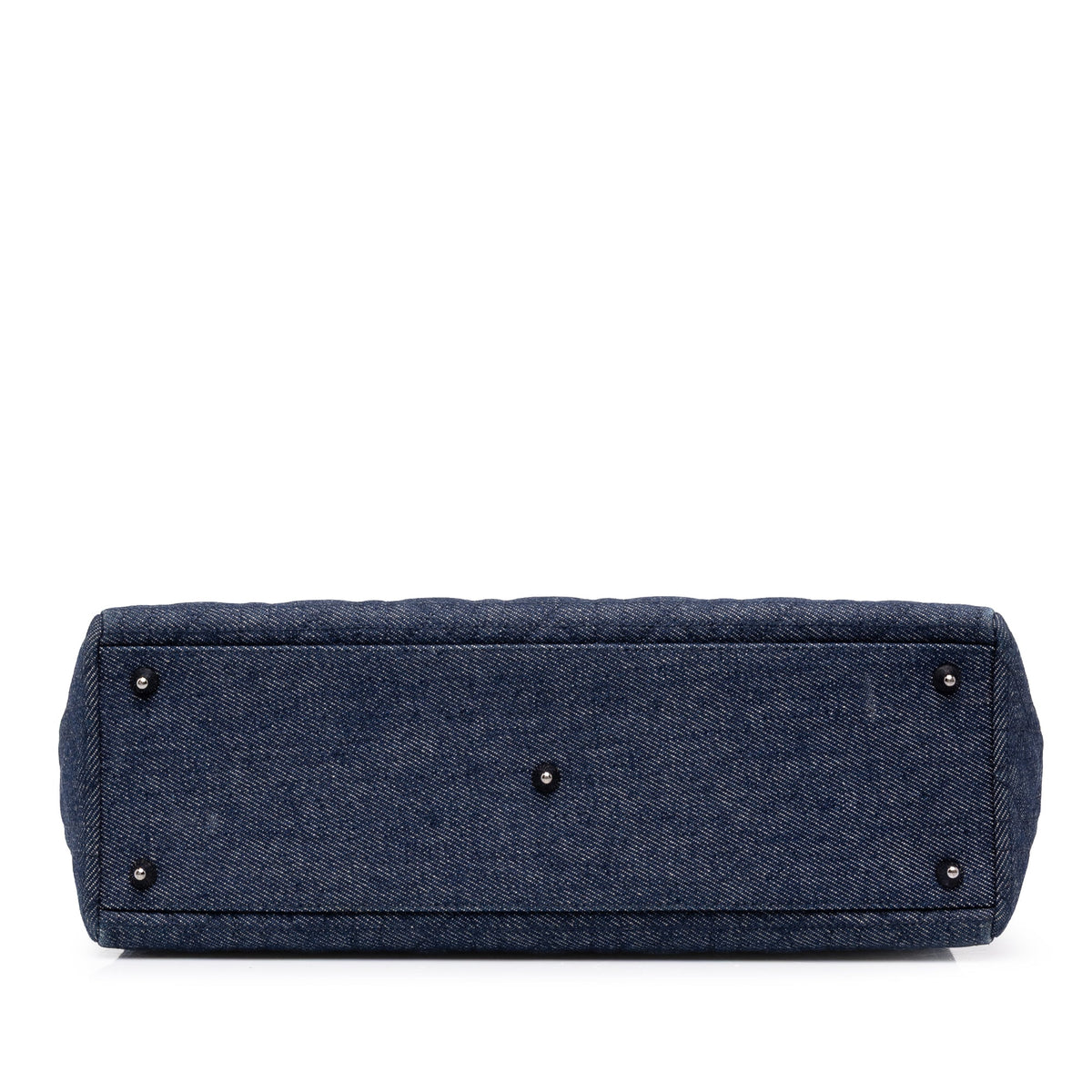 Dior Large Denim Cannage Lady Dior