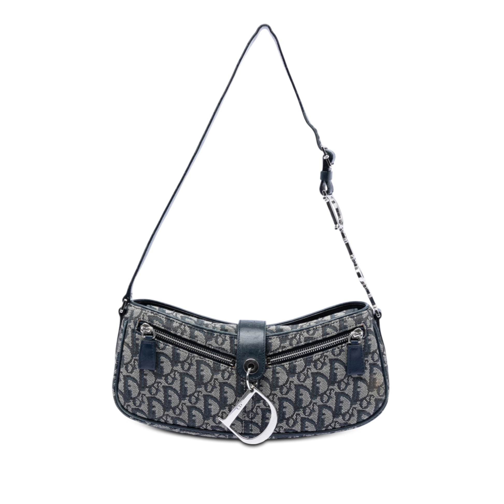 Dior Diorissimo Trotter Canvas Shoulder Bag