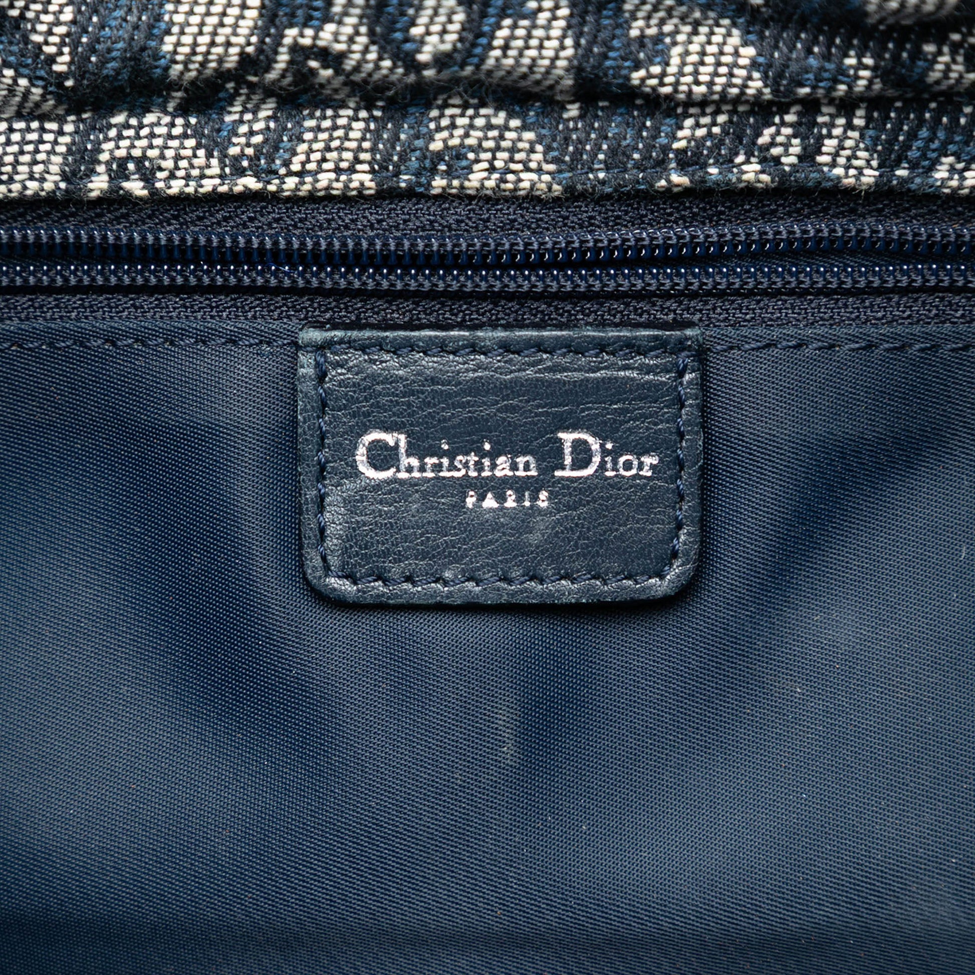 Dior Diorissimo Trotter Canvas Shoulder Bag
