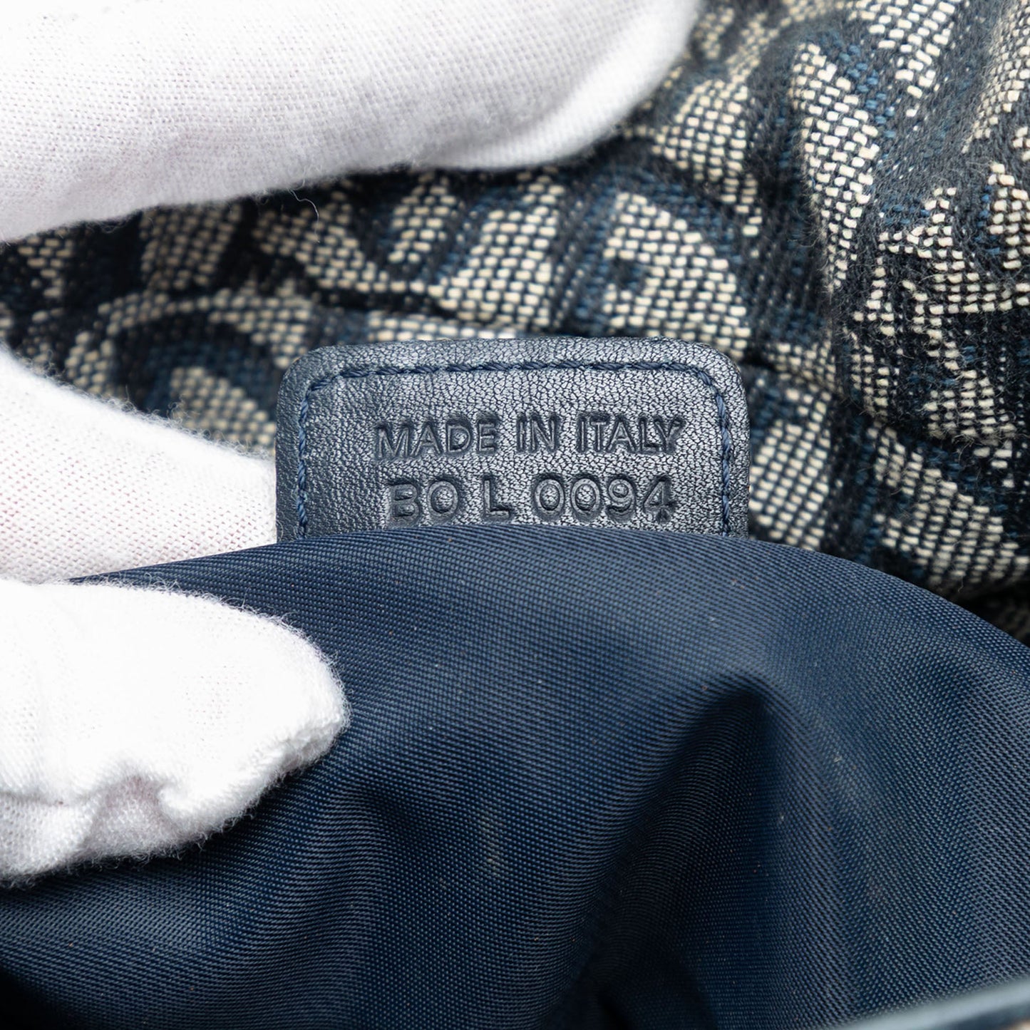 Dior Diorissimo Trotter Canvas Shoulder Bag