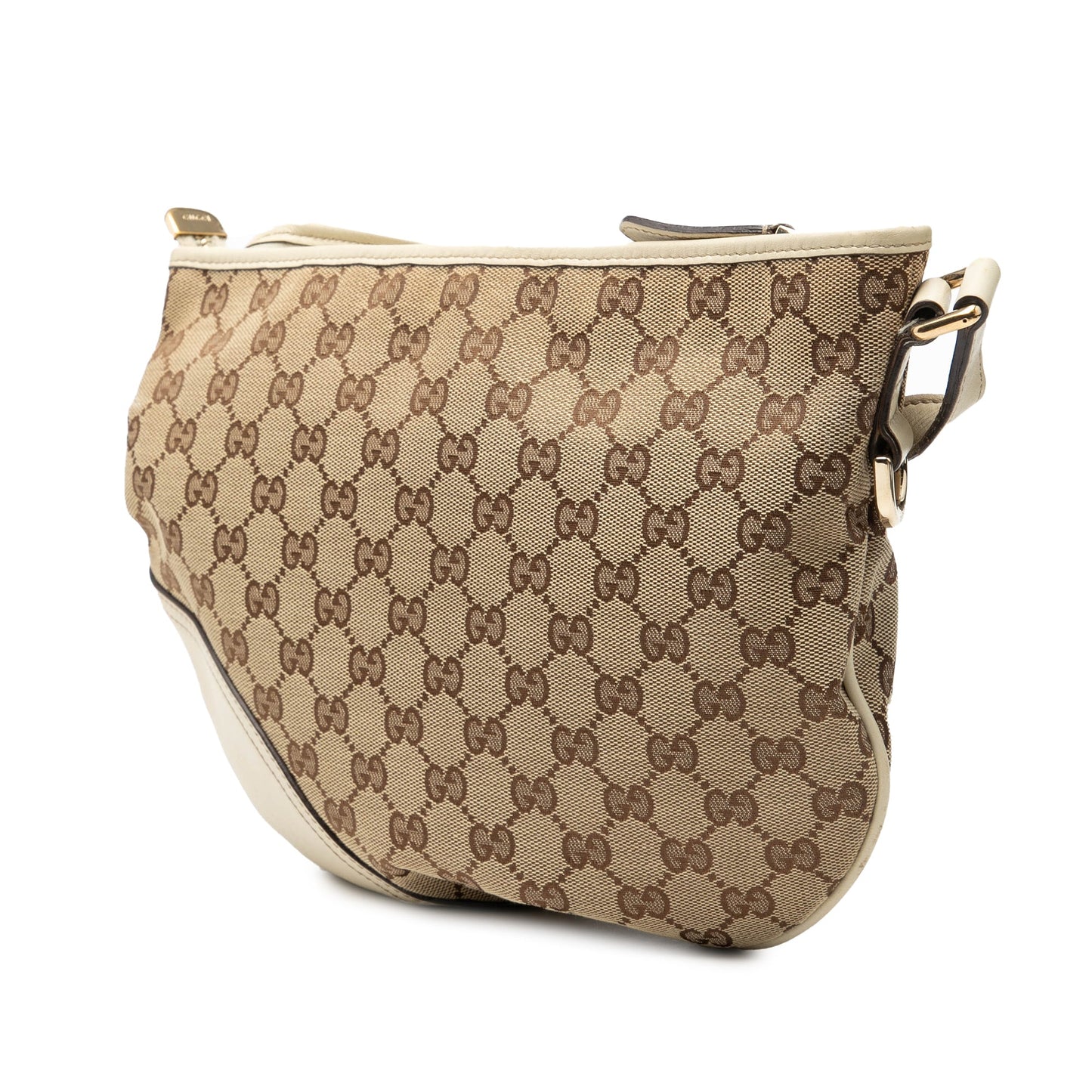 Gucci Medium GG Canvas New Britt Half Moon Crossbody