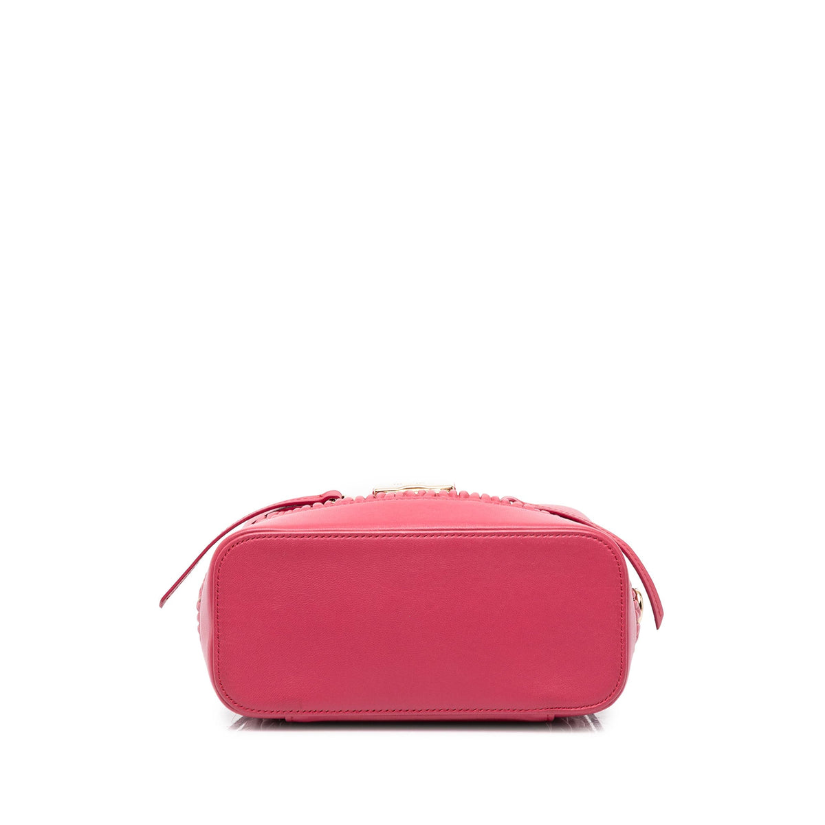 Miu Miu Matelasse Nappa Top Handle Vanity Case — Pink