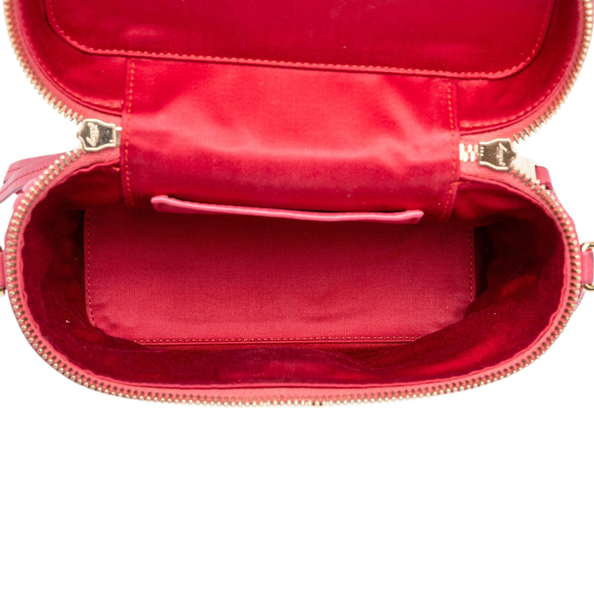 Miu Miu Matelasse Nappa Top Handle Vanity Case — Pink