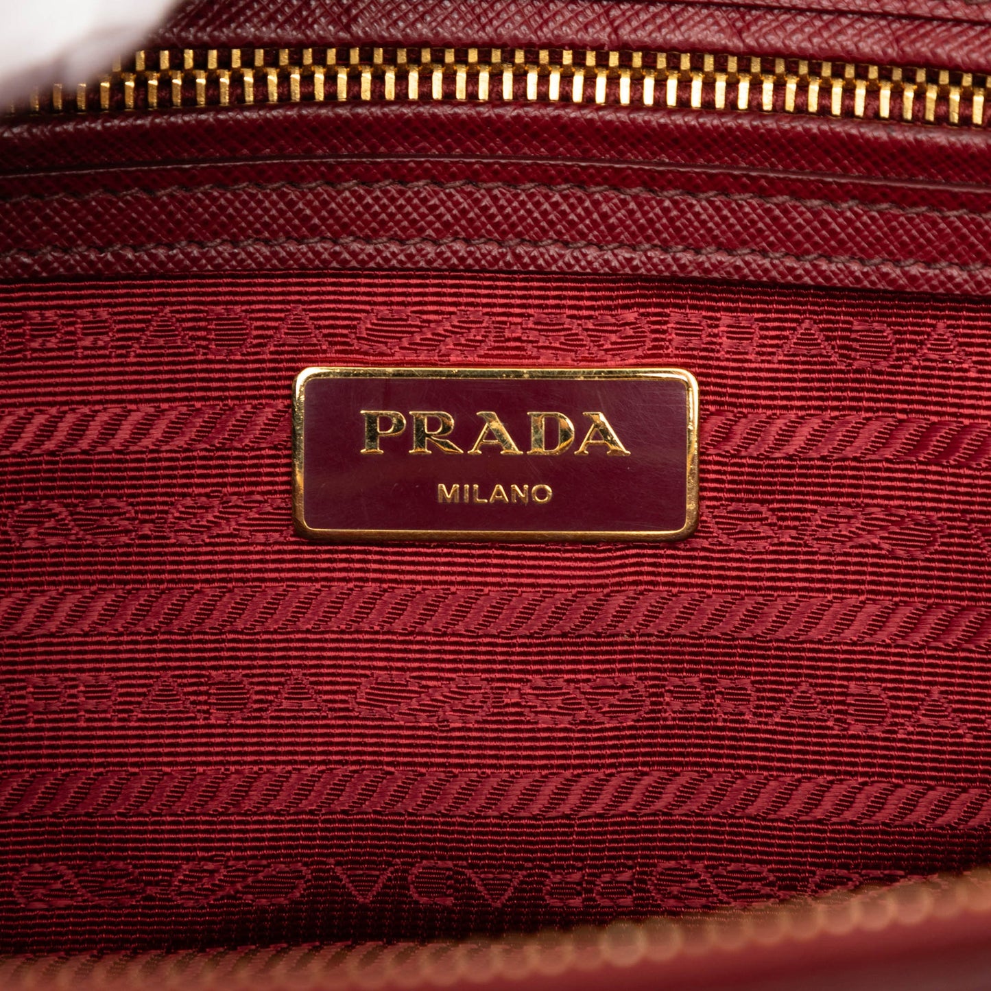 Prada Small Saffiano Lux Galleria Double Zip Satchel