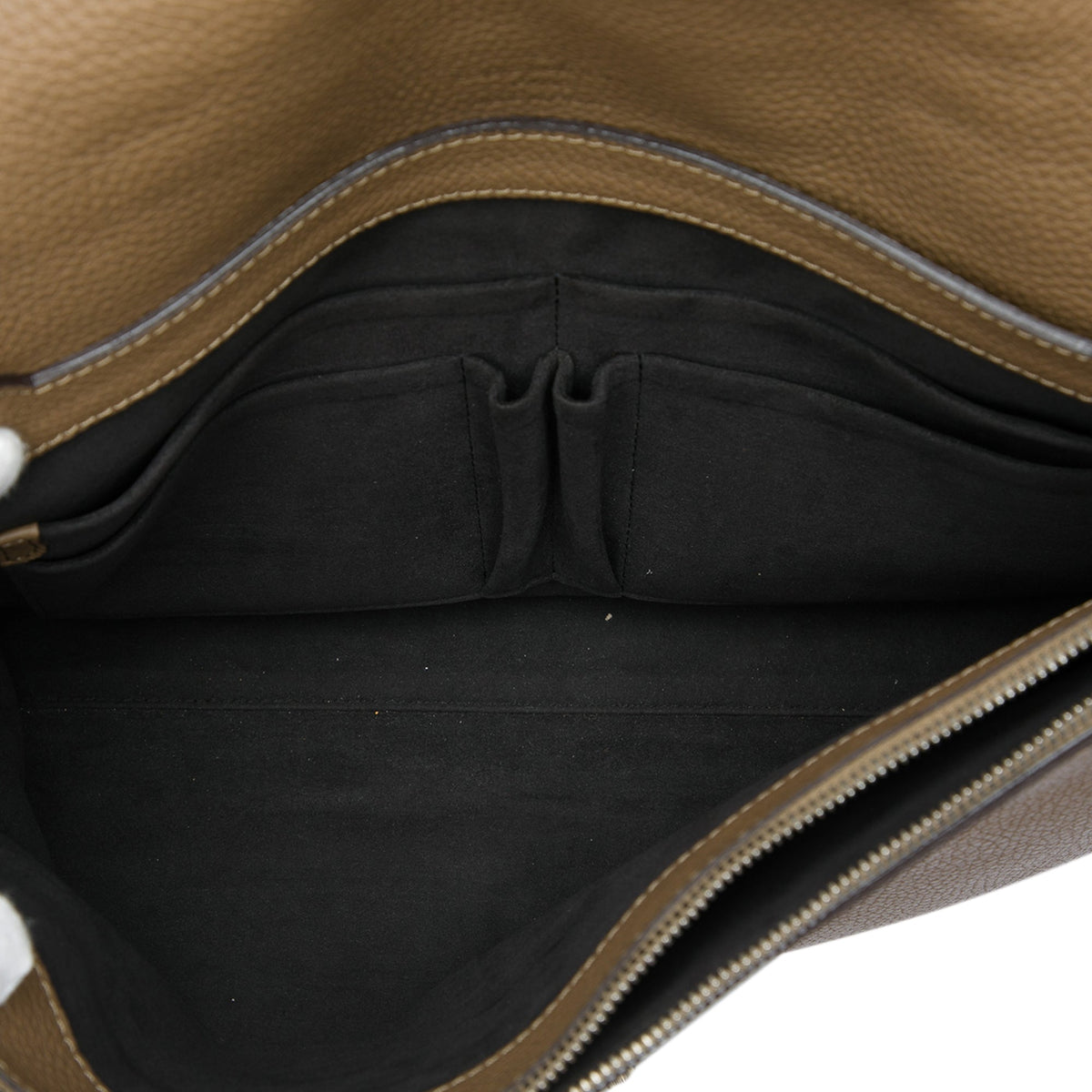 Louis Vuitton Taurillon Serviette Dorian Briefcase — Brown