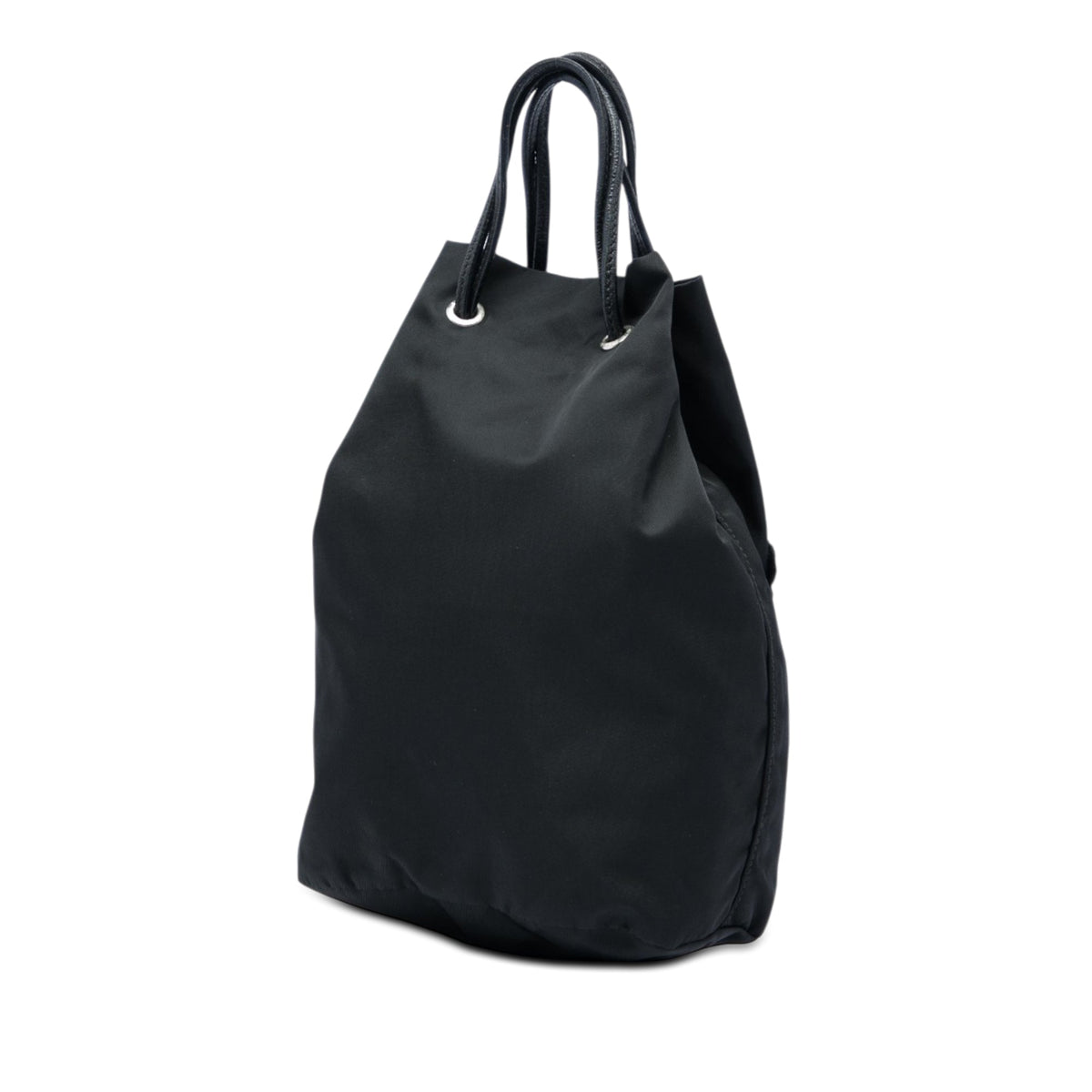 Prada Beaded Tessuto Evening Bear Drawstring Bucket Bag