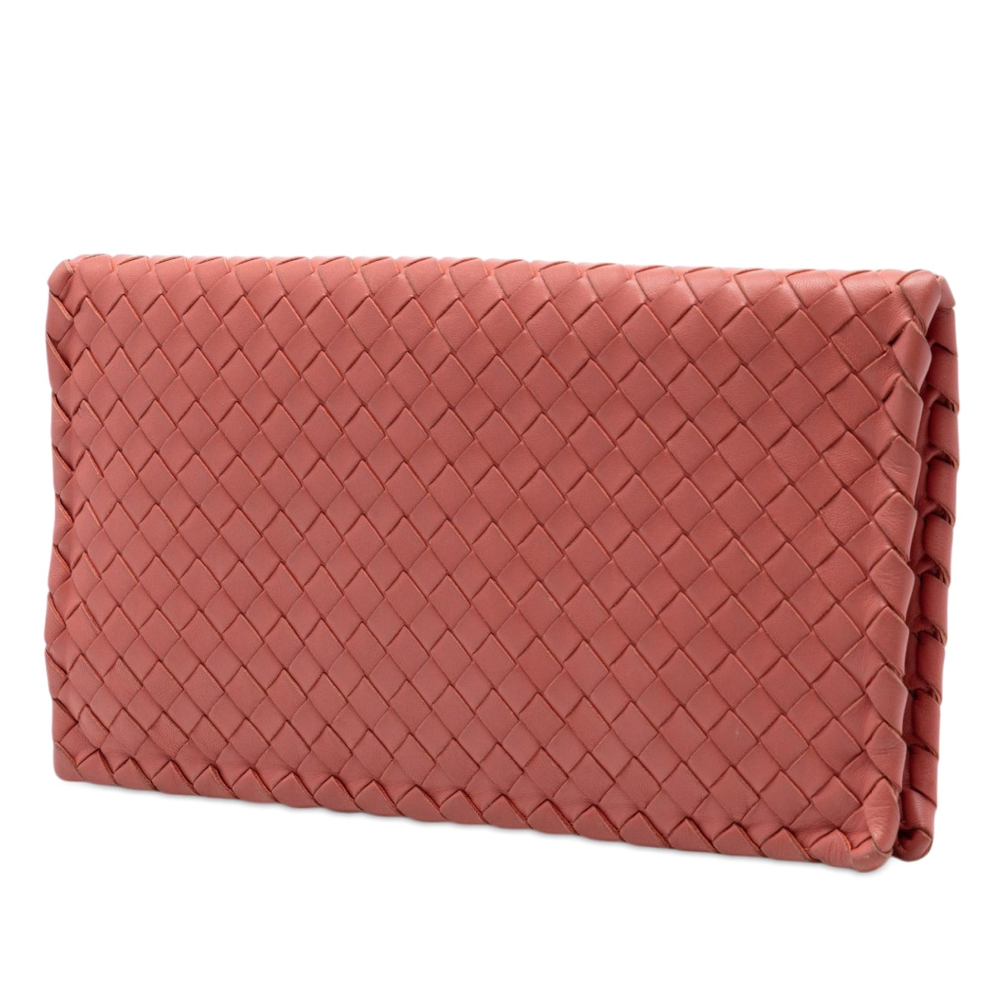 Bottega Veneta Nappa Intrecciato Turn Lock Clutch