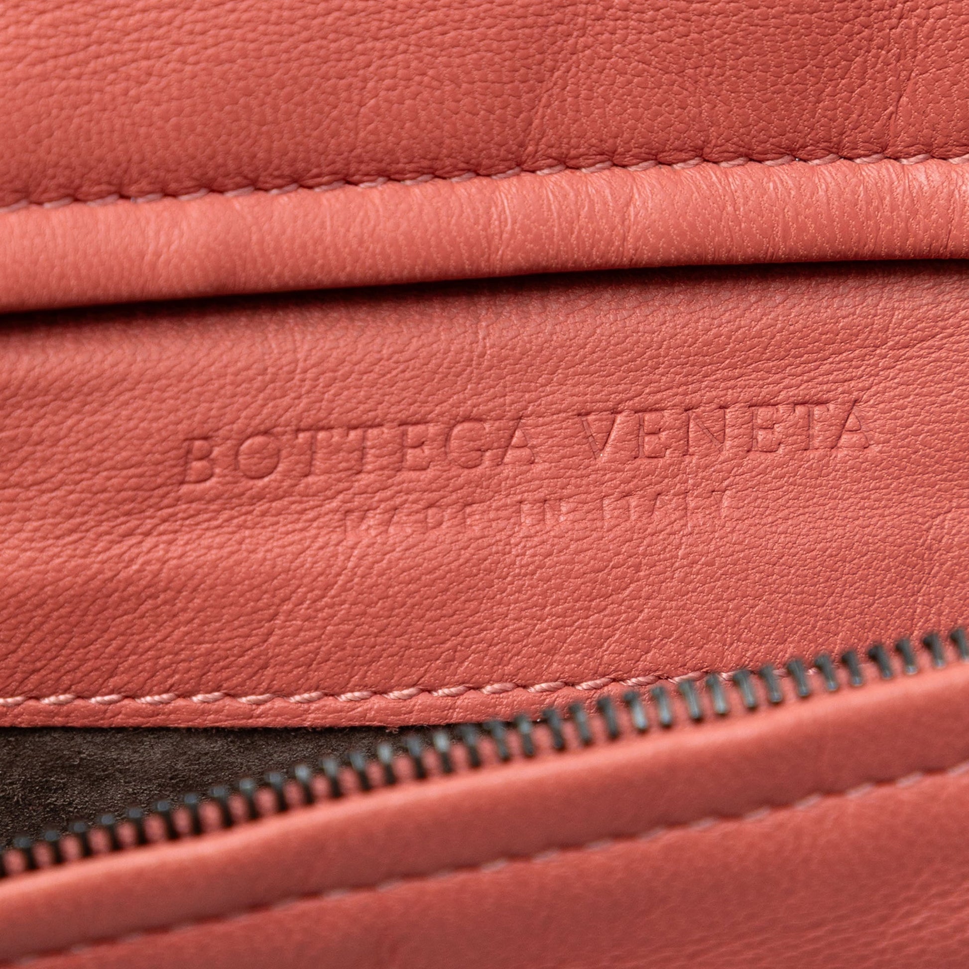 Bottega Veneta Nappa Intrecciato Turn Lock Clutch