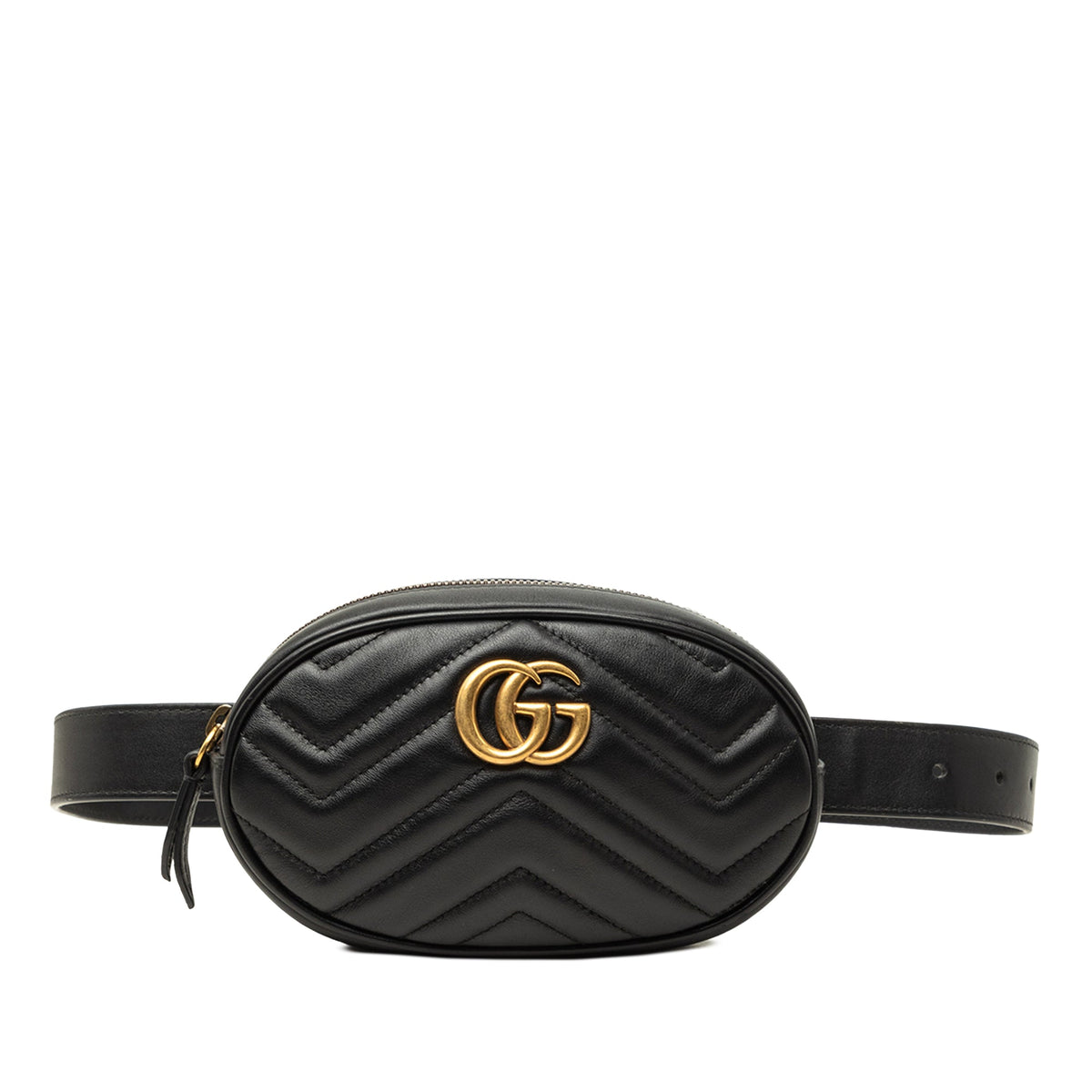 Gucci GG Marmont Matelasse Calfskin Belt Bag