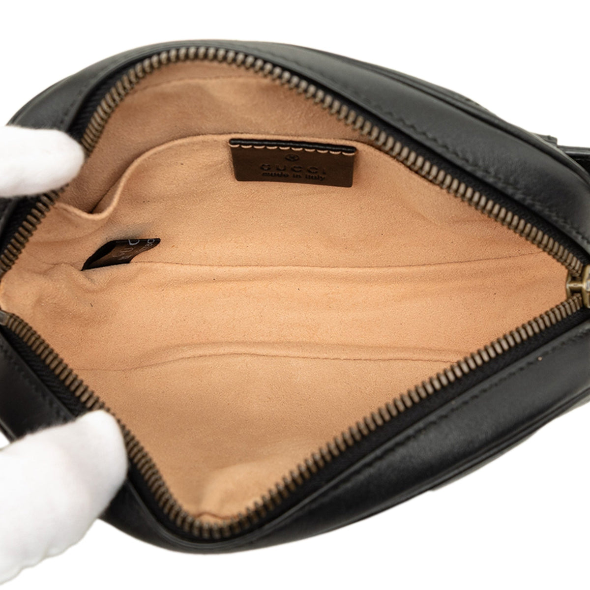 Gucci GG Marmont Matelasse Calfskin Belt Bag