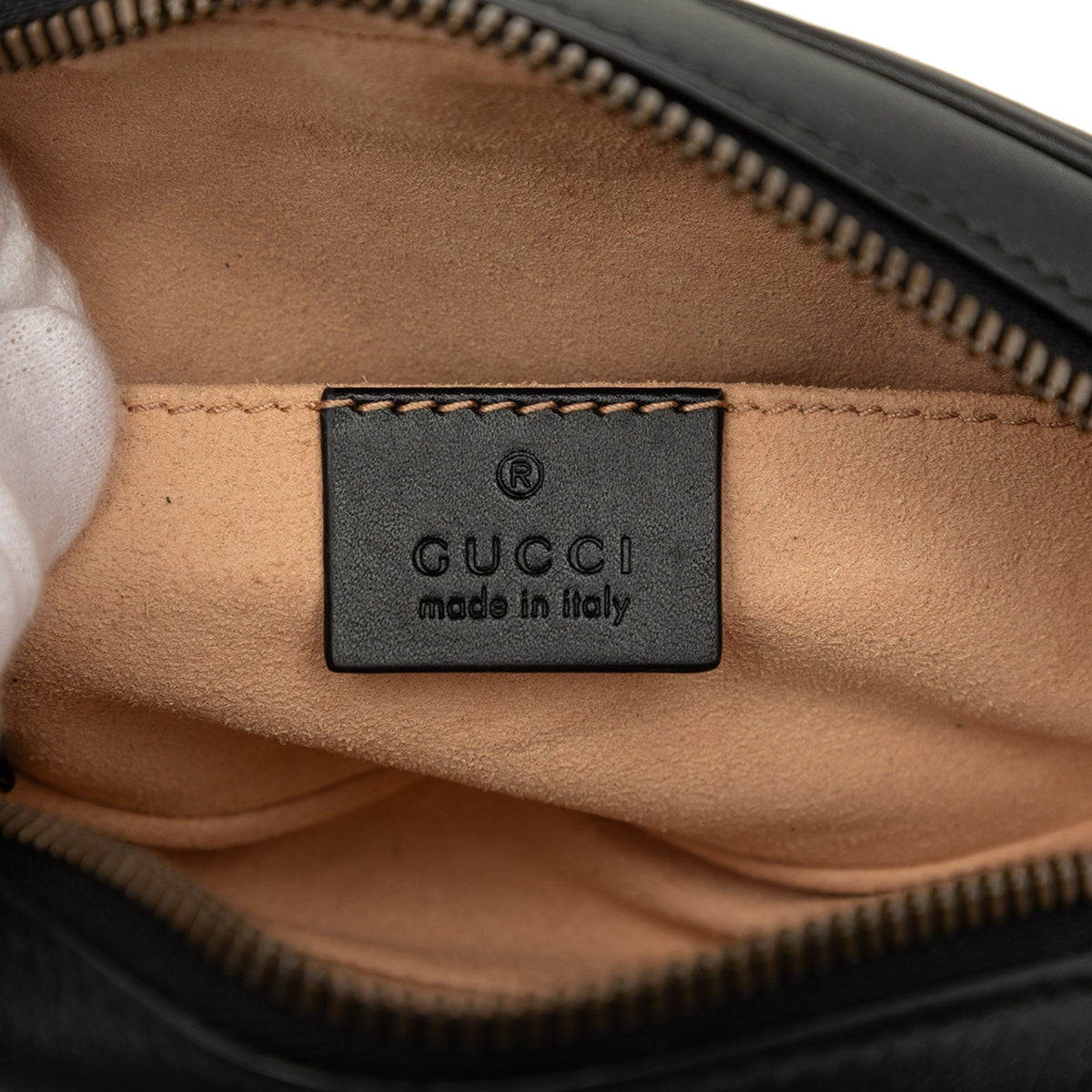Gucci GG Marmont Matelasse Calfskin Belt Bag
