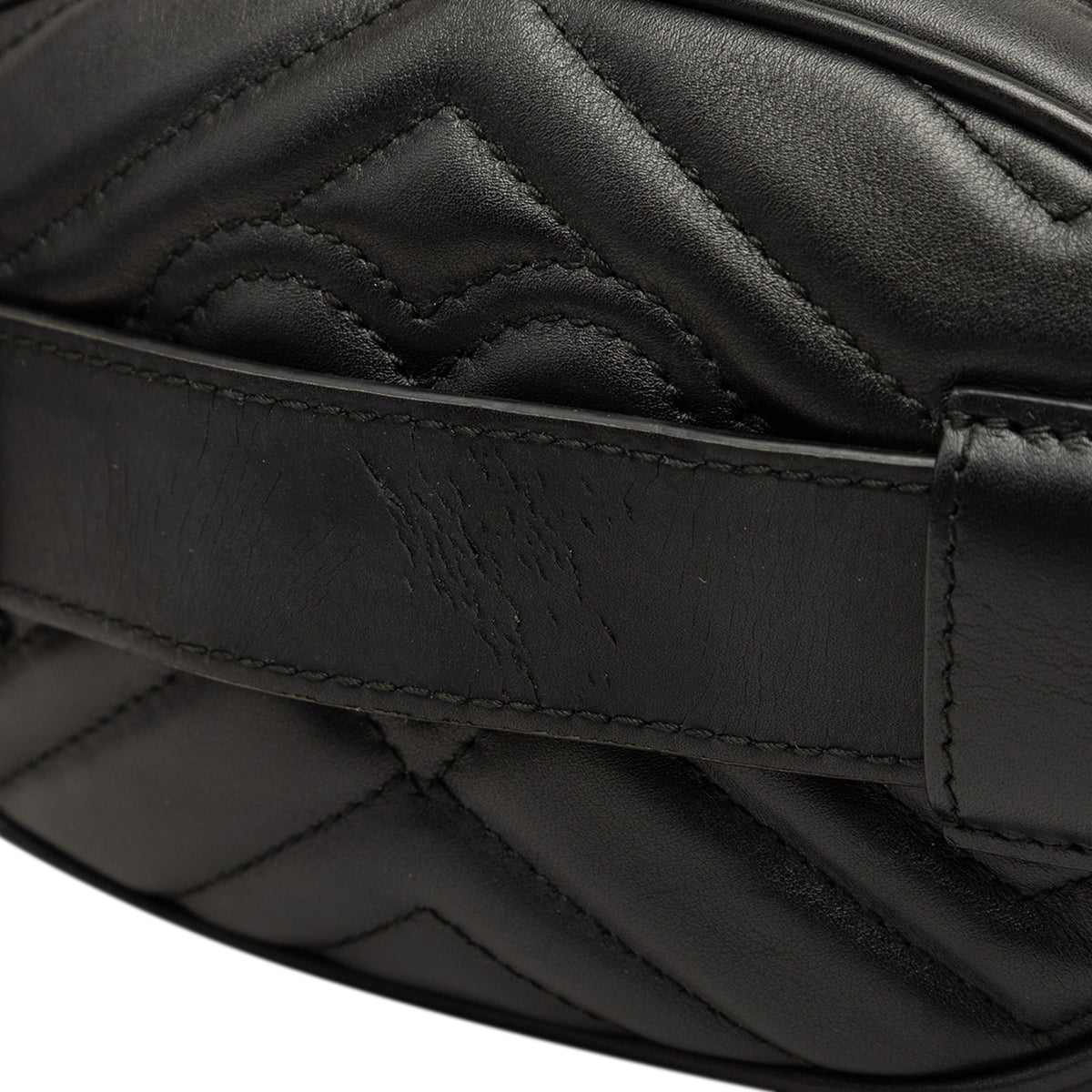 Gucci GG Marmont Matelasse Calfskin Belt Bag