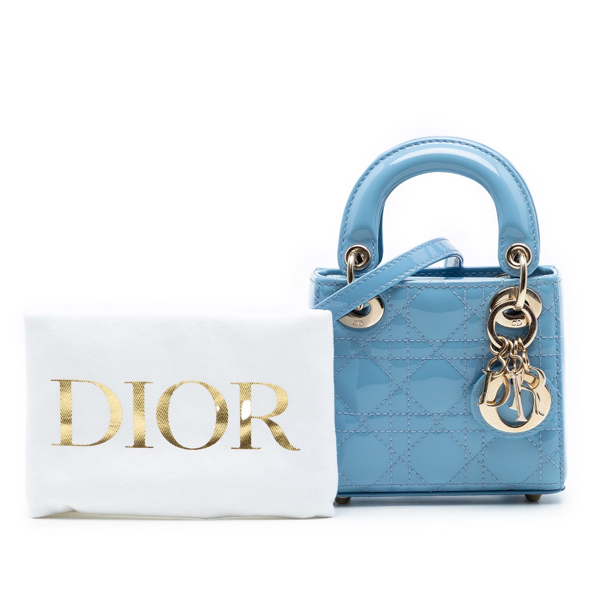 Micro Patent Cannage Lady Dior
