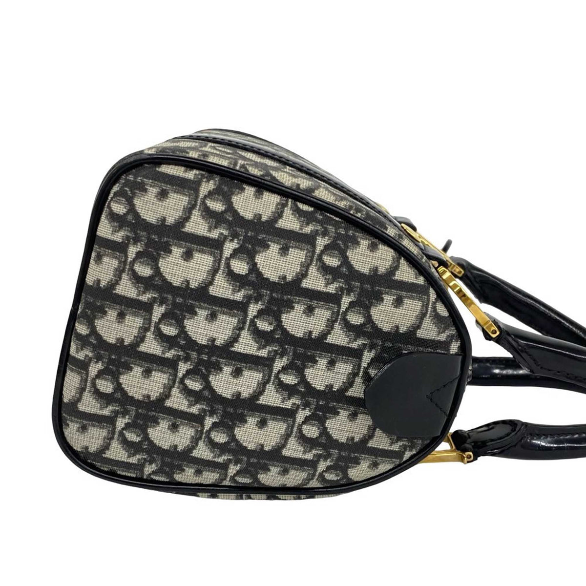 Dior Mini Diorissimo Trotter Canvas Boston Bag