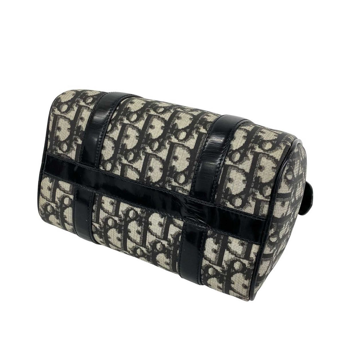 Dior Mini Diorissimo Trotter Canvas Boston Bag