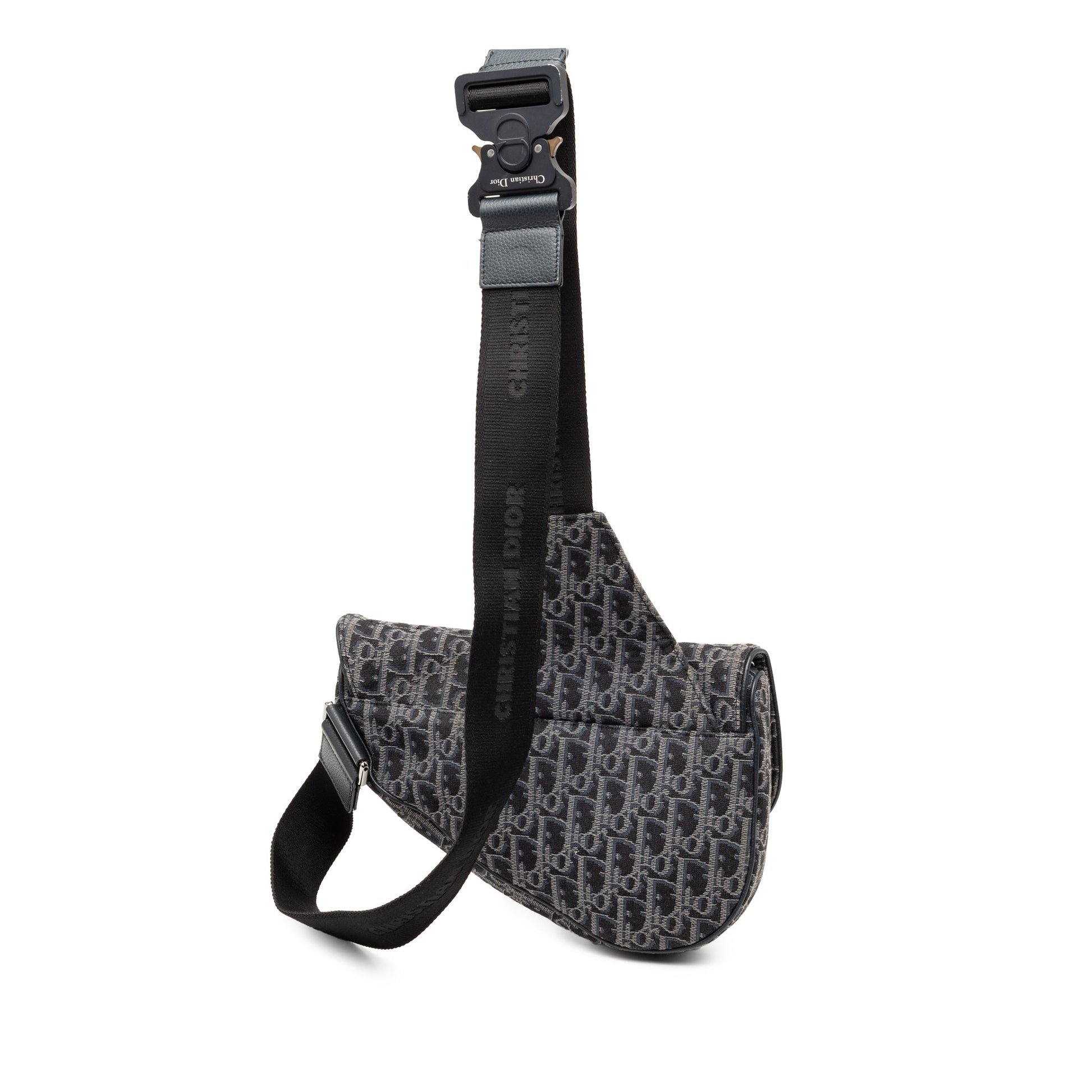 Dior Oblique Canvas Saddle Crossbody