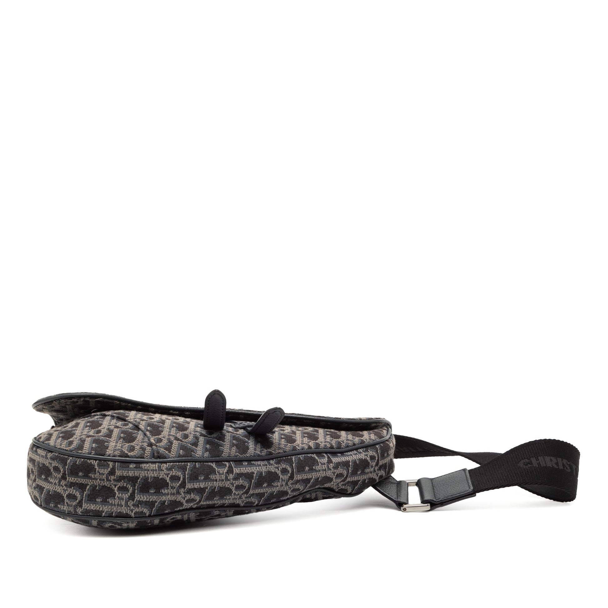 Dior Oblique Canvas Saddle Crossbody