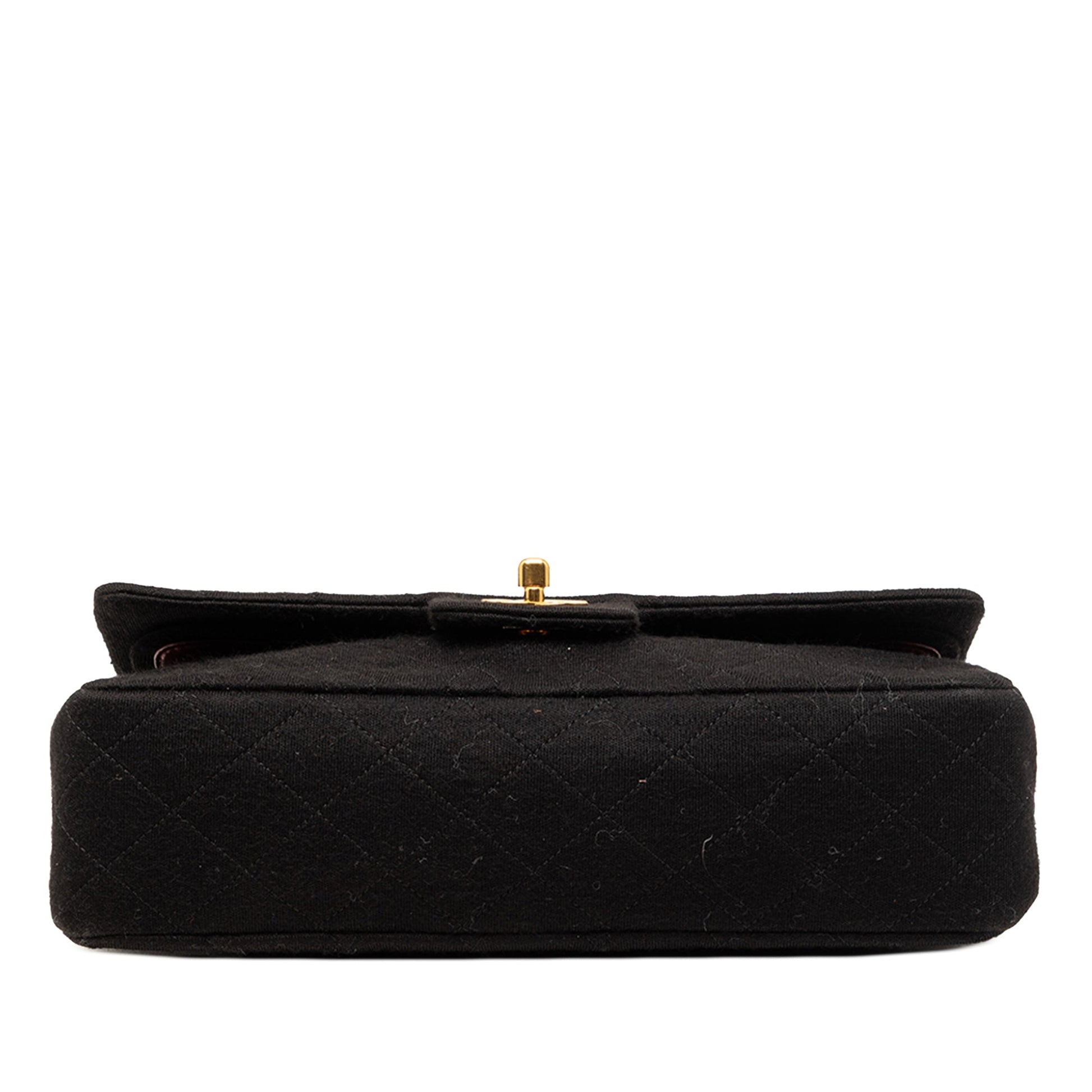 Chanel Medium Classic Jersey Bijoux Chain Double Flap
