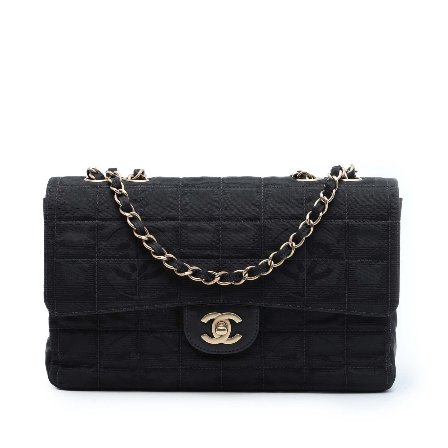 Chanel New Travel Line Medium Nylon Single Flap