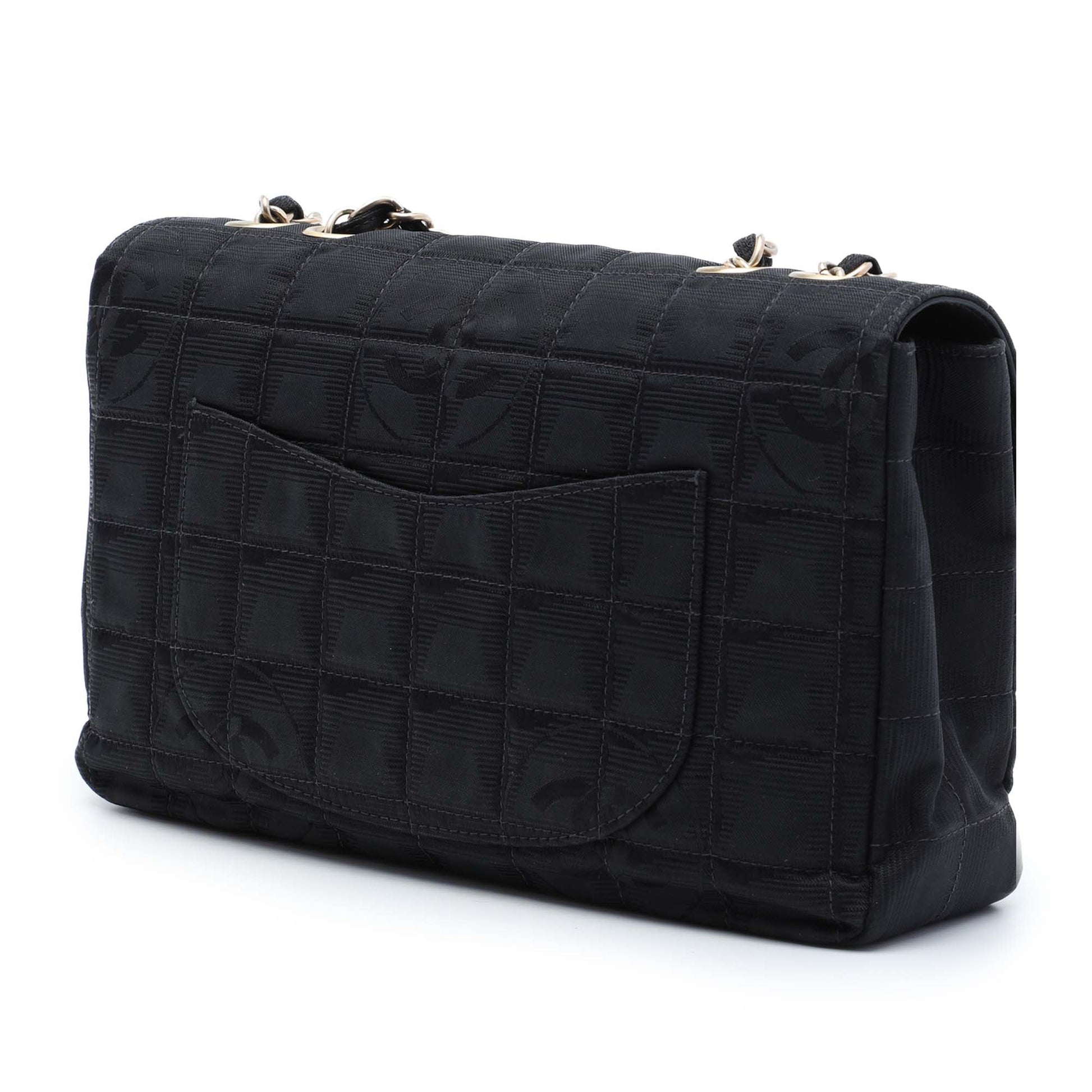 Chanel New Travel Line Medium Nylon Single Flap