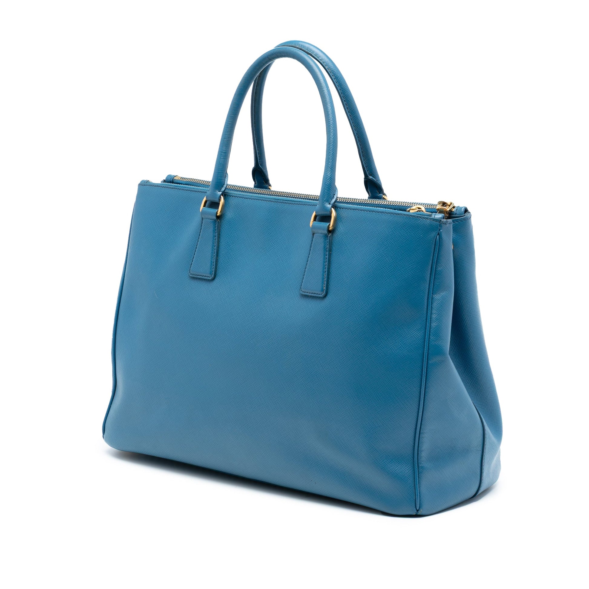 Prada Large Saffiano Lux Galleria Double Zip Tote
