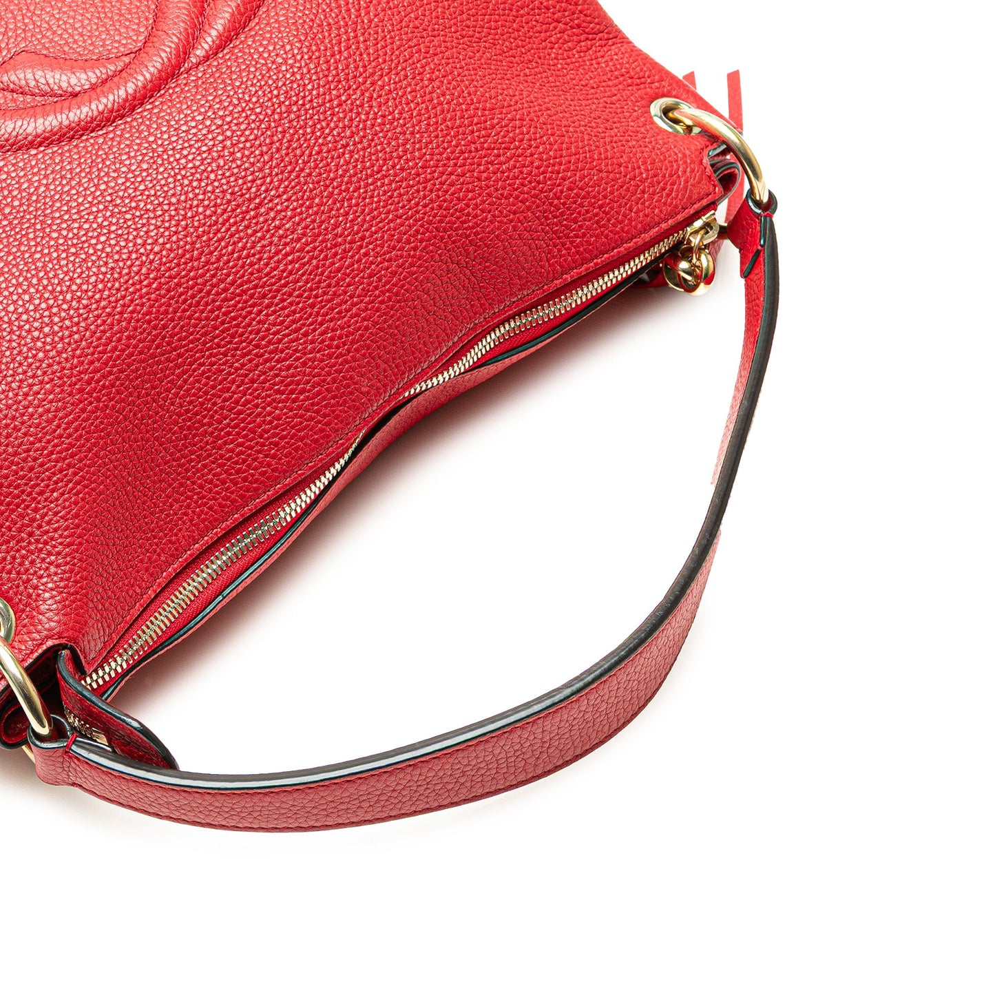 Gucci Large Pebbled Calfskin Soho Convertible Hobo