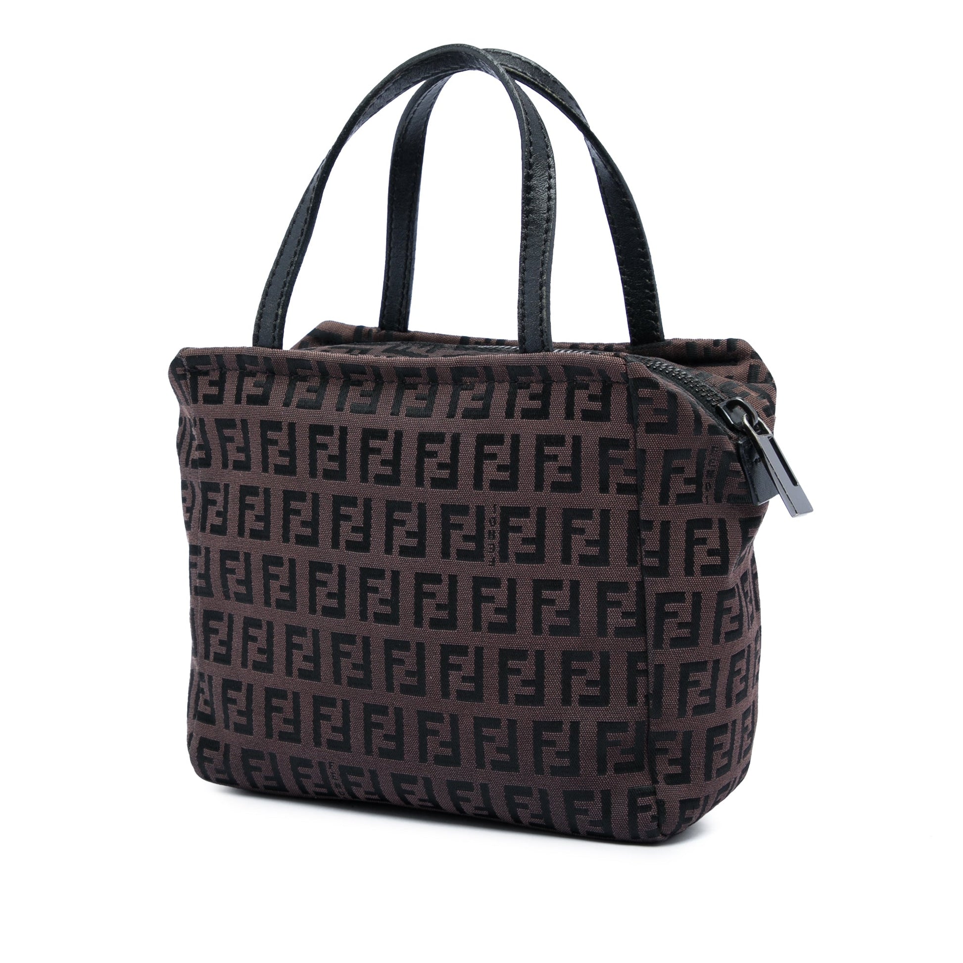 Fendi Zucchino Canvas Handbag