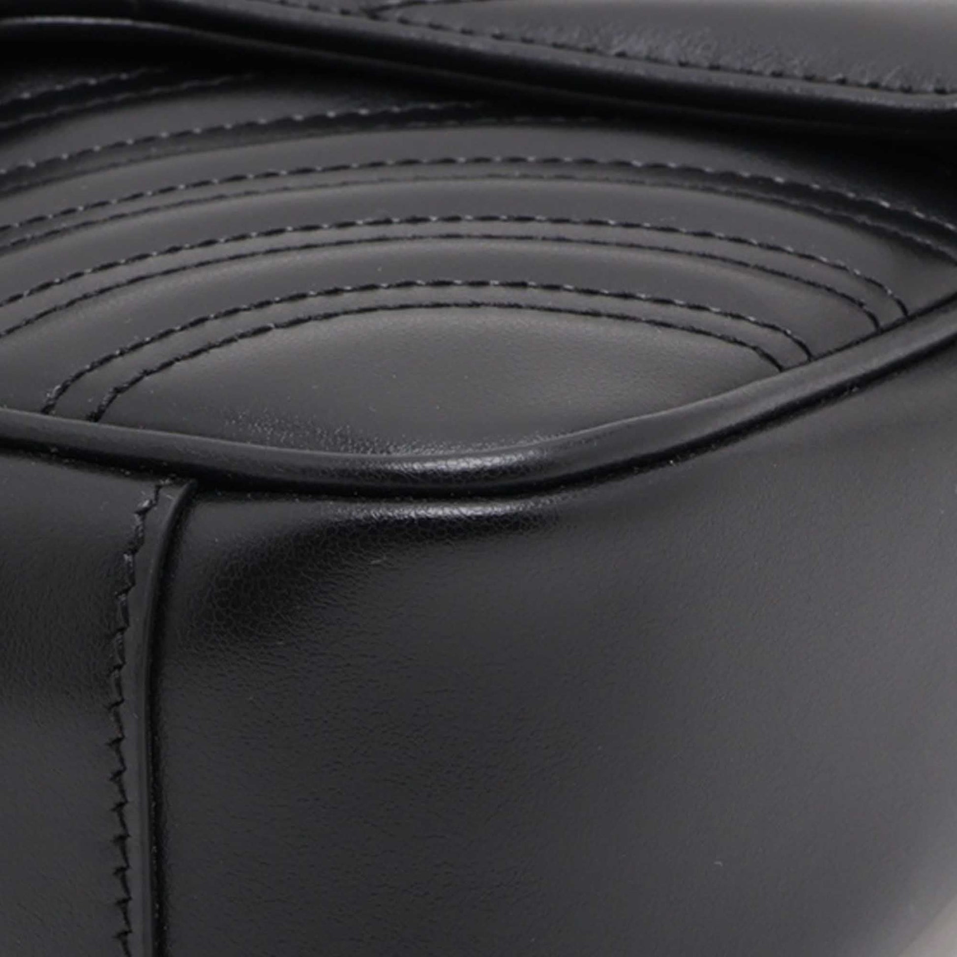 Gucci Small GG Marmont Matelasse Calfskin Monochrome Shoulder Bag