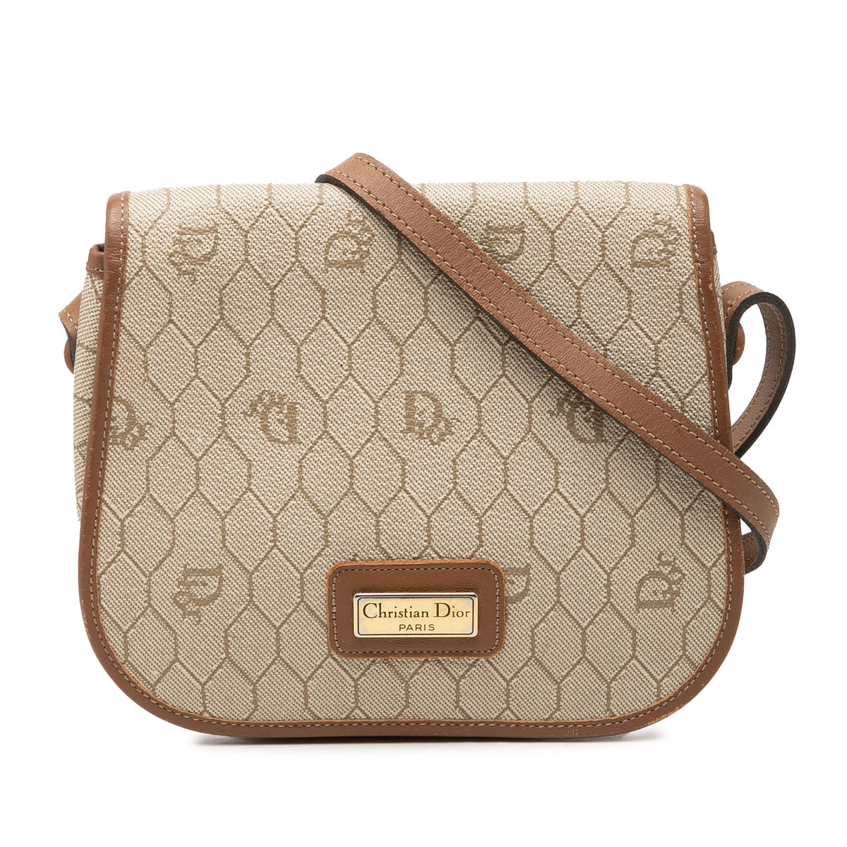 Dior Honeycomb Coated Canvas Crossbody