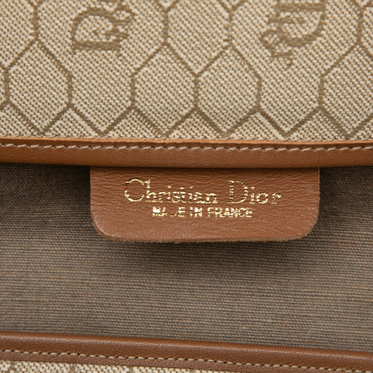 Dior Honeycomb Coated Canvas Crossbody