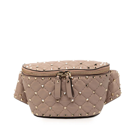 Valentino Nappa Rockstud Spike Belt Bag
