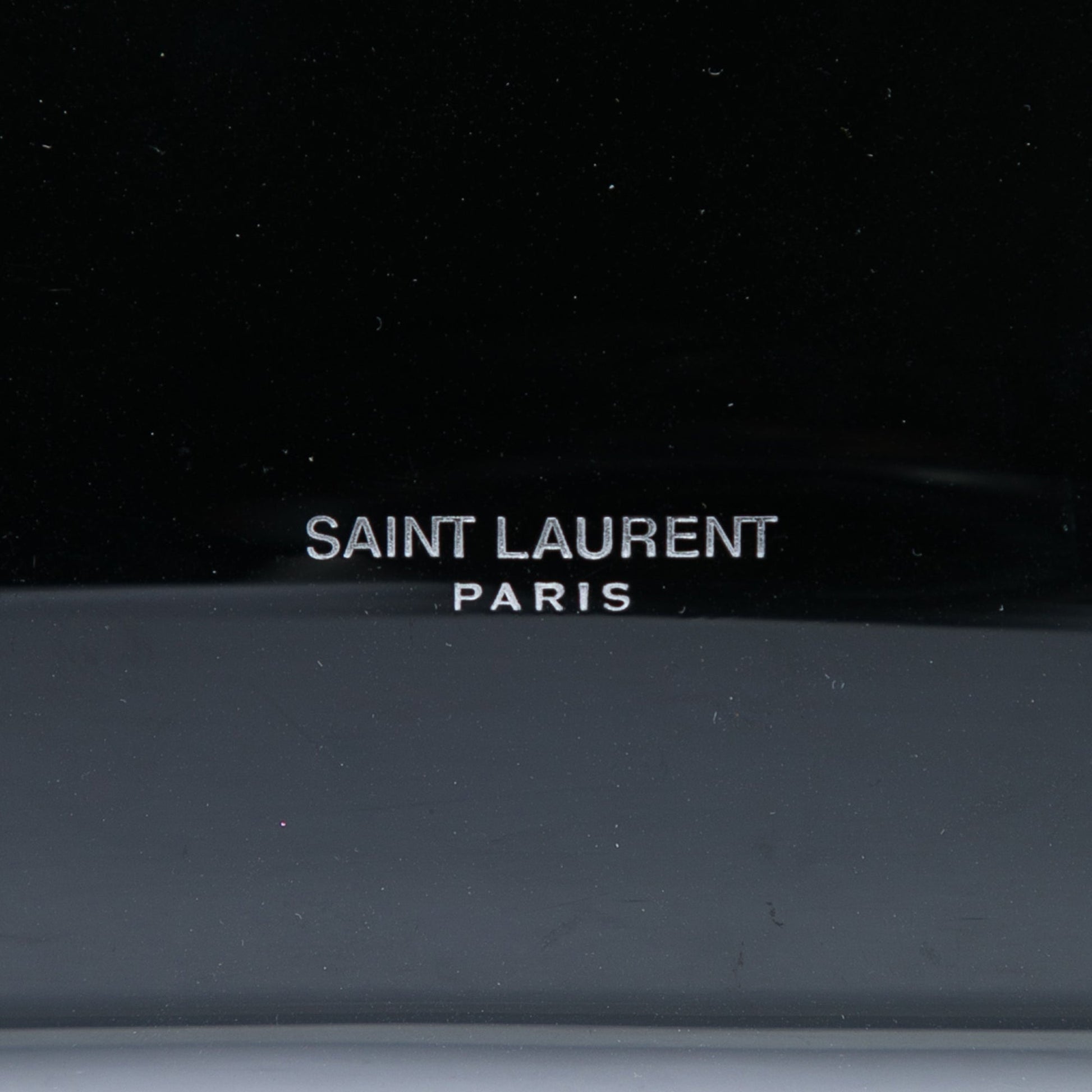 Saint Laurent Large Vinyl Le Anne Marie Shoulder Bag