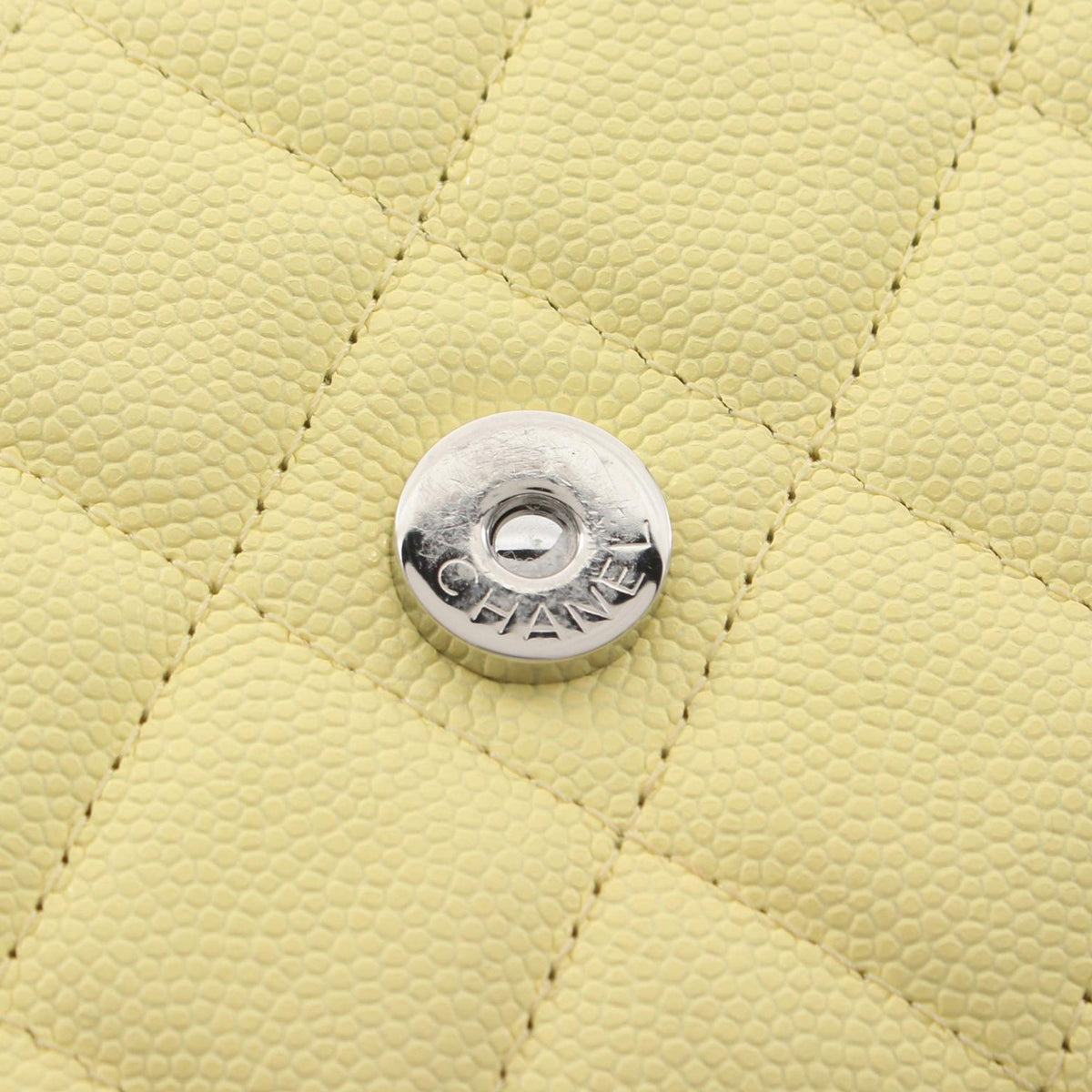 Chanel CC Quilted Caviar Wallet on Chain