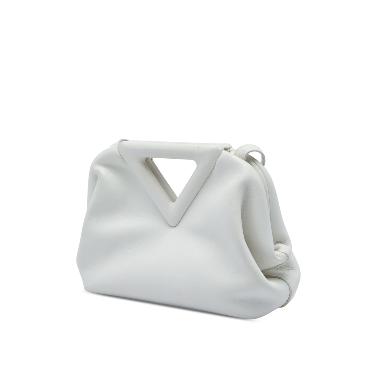 Bottega Veneta Small Leather The Point Triangle Satchel