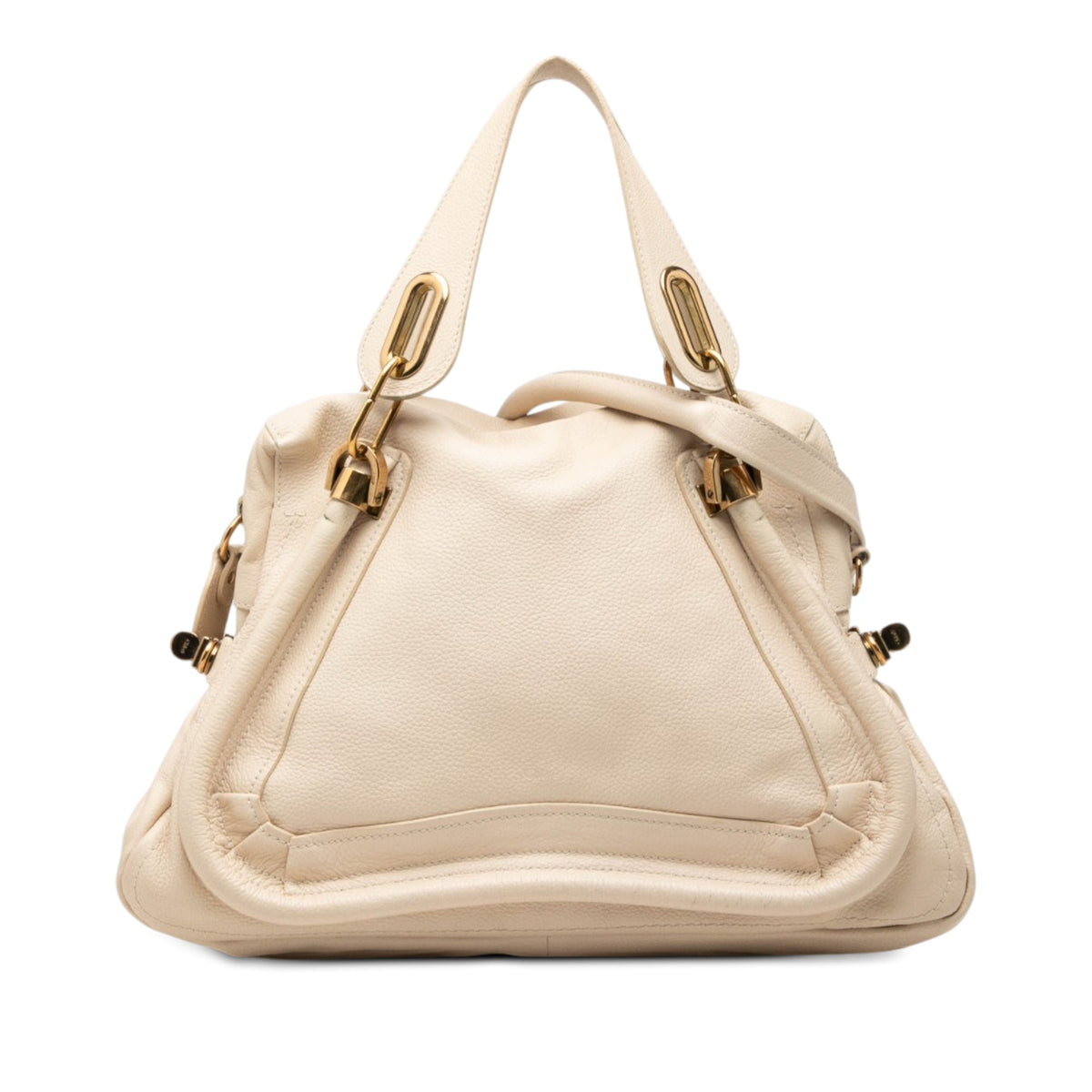 Chloé Medium Pebbled Leather Paraty Satchel
