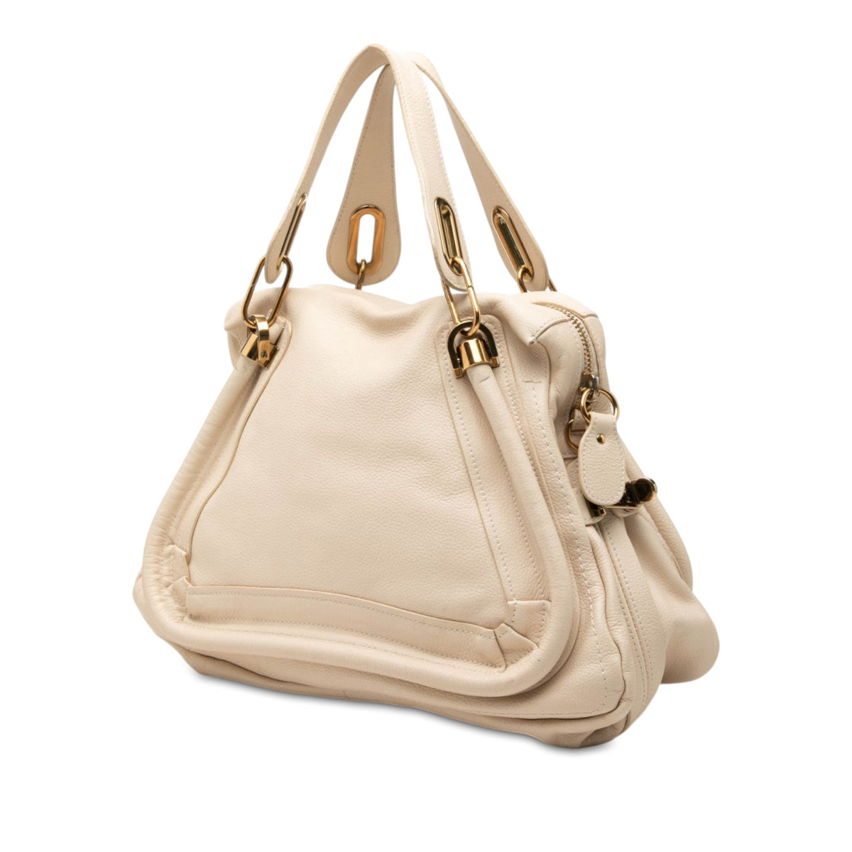 Chloé Medium Pebbled Leather Paraty Satchel