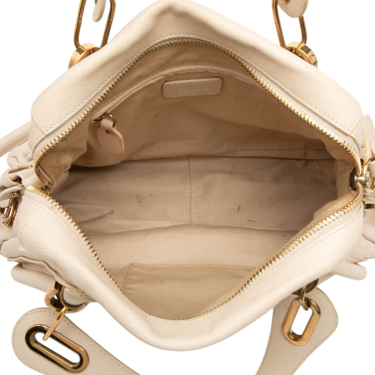 Chloé Medium Pebbled Leather Paraty Satchel