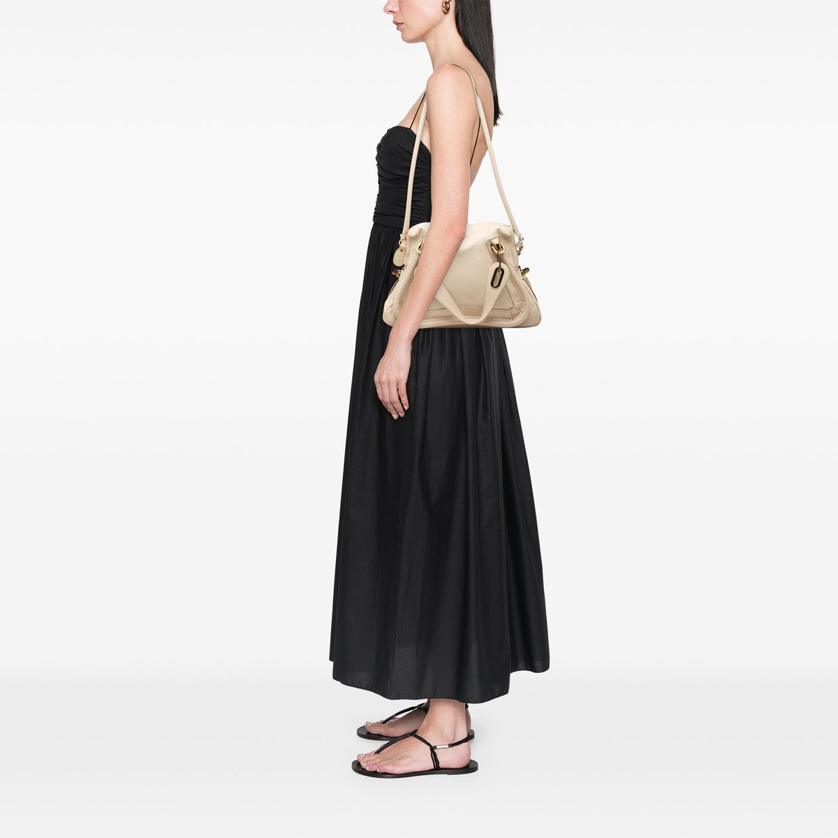 Chloé Medium Pebbled Leather Paraty Satchel