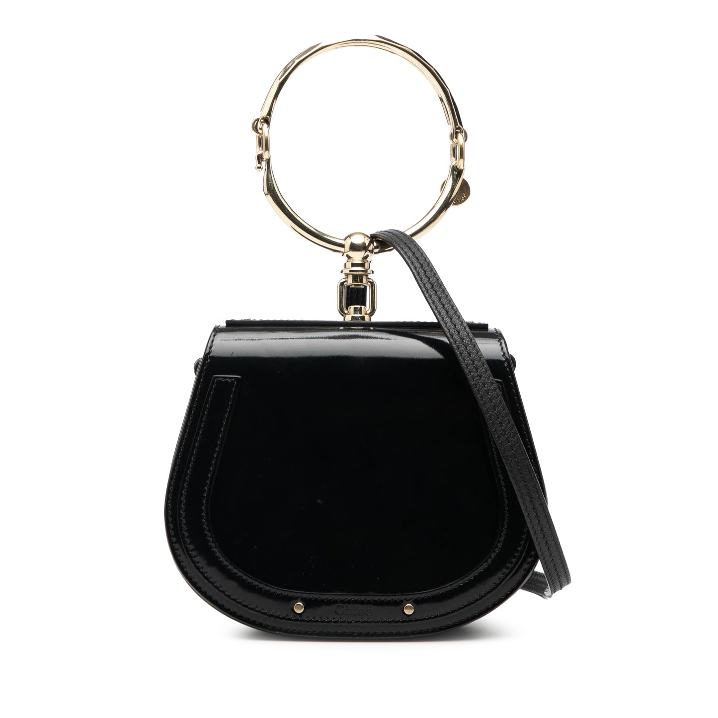 Chloé Small Patent Nile Bracelet Satchel