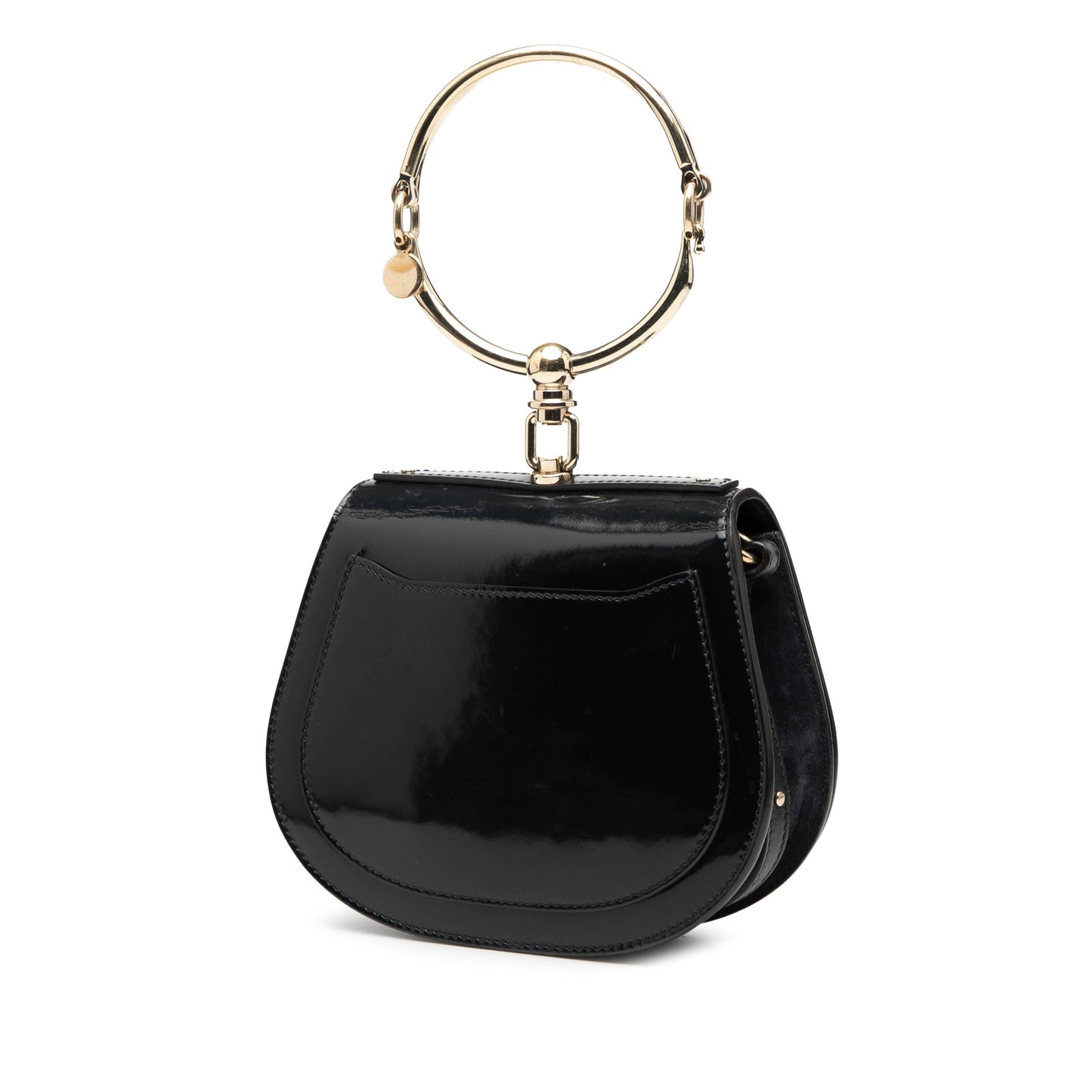 Chloé Small Patent Nile Bracelet Satchel